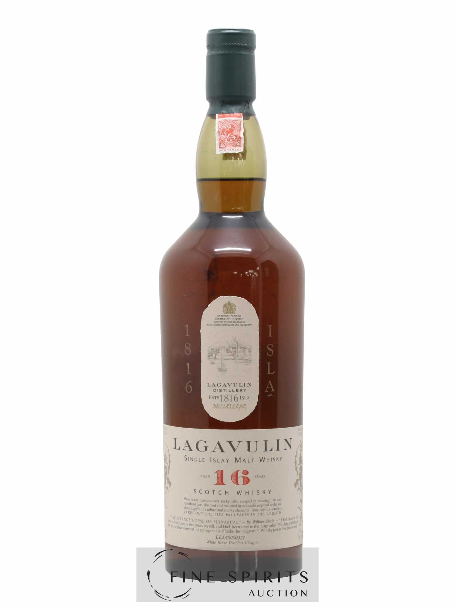 Lagavulin 16 years Of. (1L) - Posten von 1 Flasche - 1
