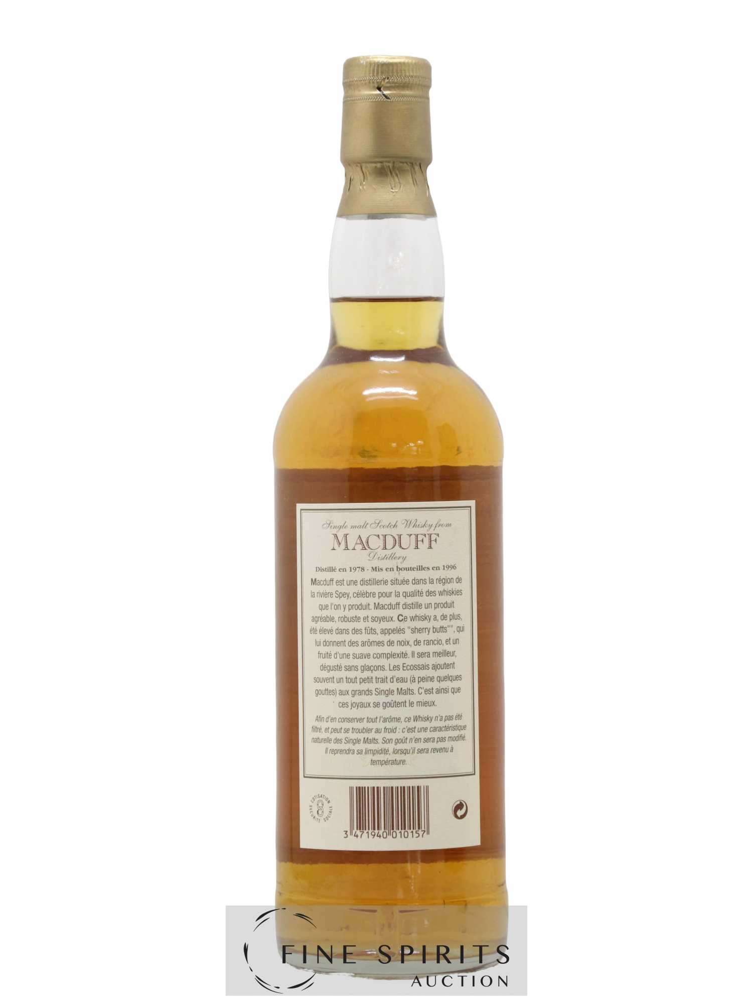 Macduff 18 years 1978 Signatory Vintage Sherry Casks - One of 6000 - bottled 1996 The Antique Collectio - Lot de 1 bouteille - 2