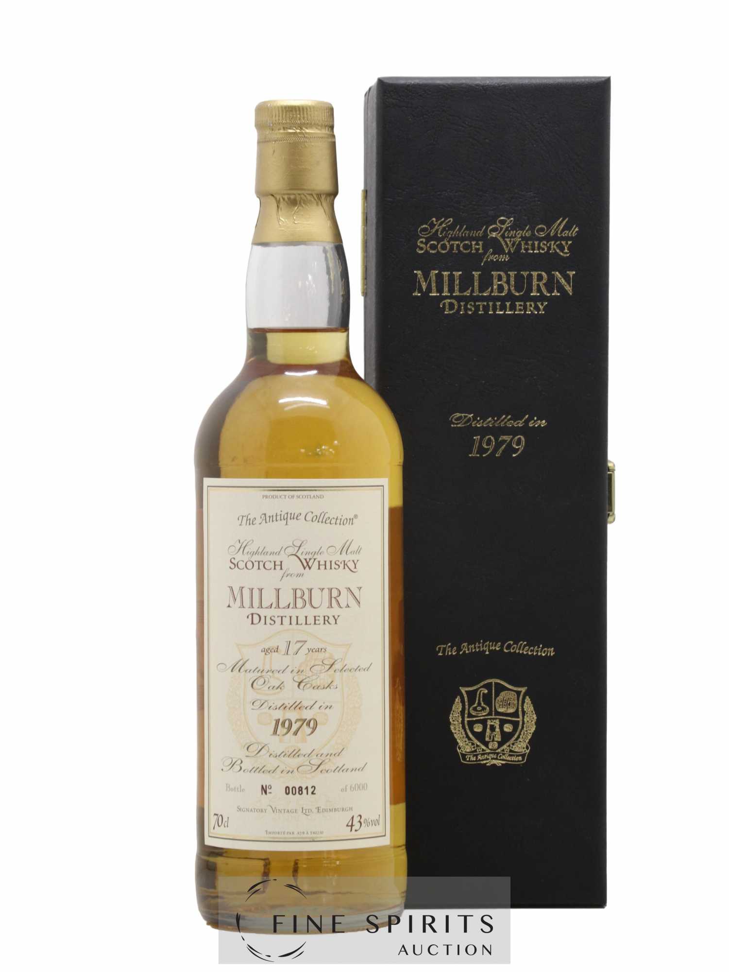 Millburn 17 years 1979 Signatory Vintage Oak Casks - One of 6000 - bottled 1996 The Antique Collection - Lot de 1 bouteille - 0