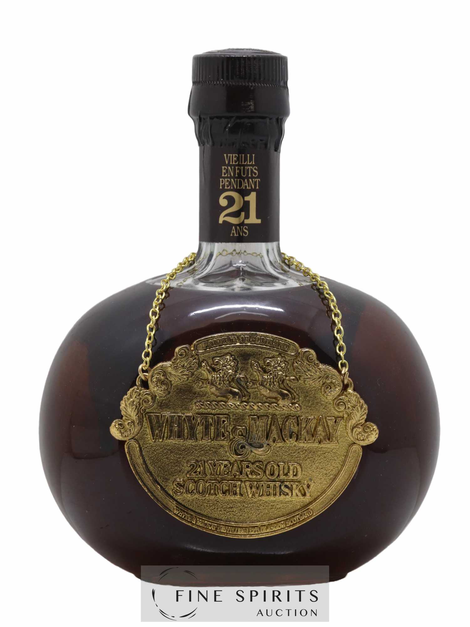 Whyte & Mackay 21 years Of. CHPL Import - Lot de 1 bouteille - 1