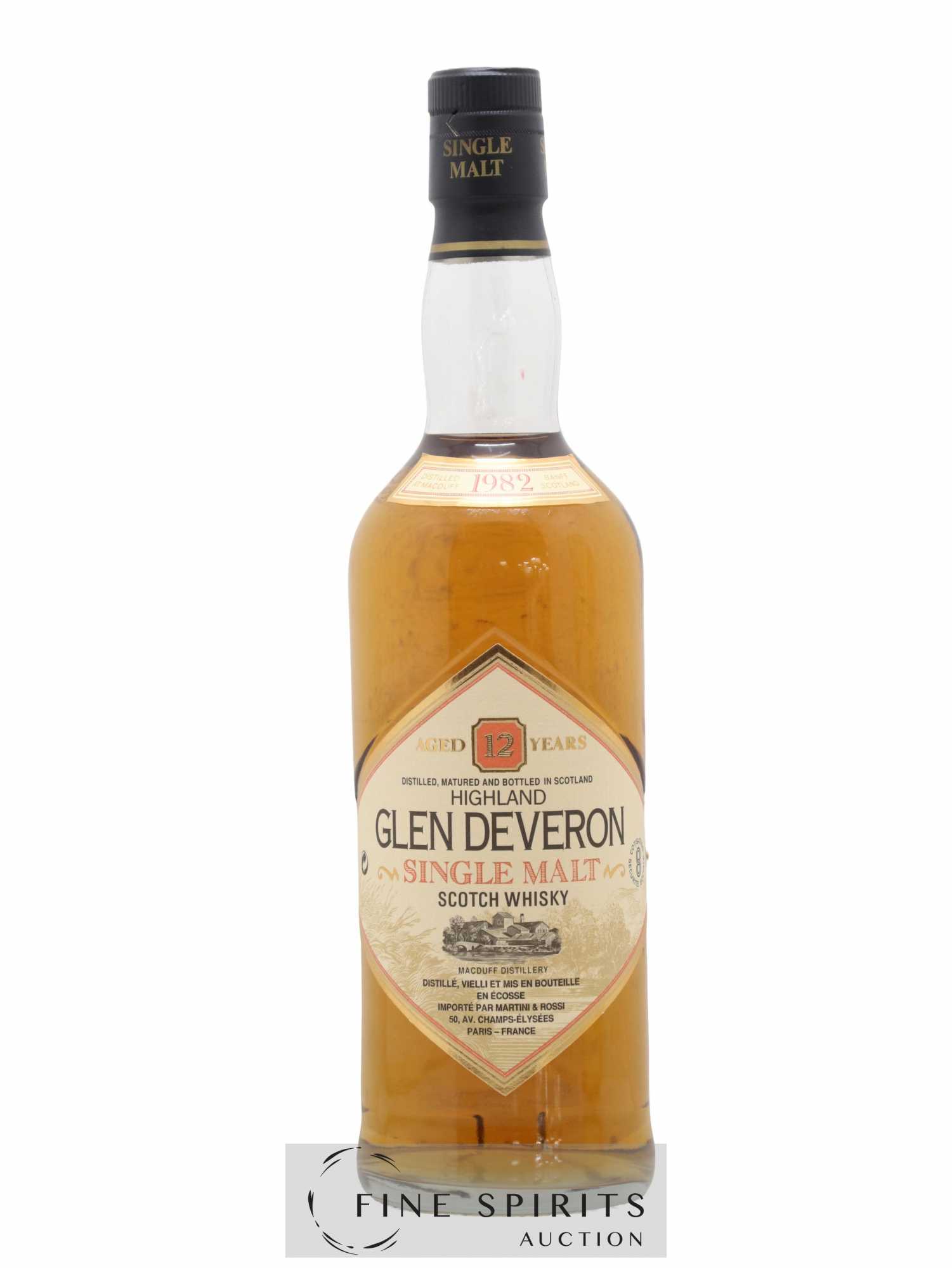 Glen Deveron 12 years 1982 Of. - Lot of 1 bottle - 1