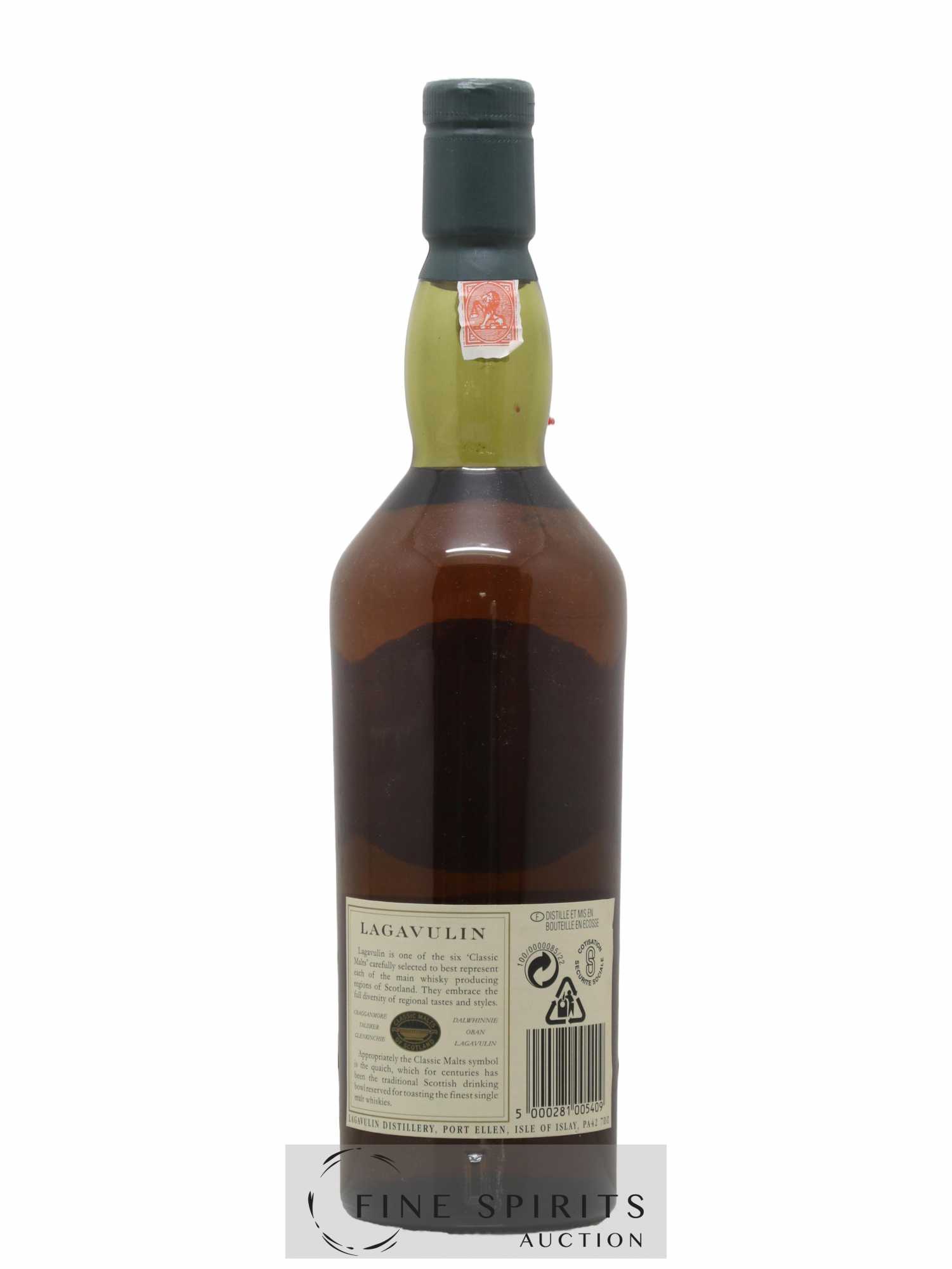 Lagavulin 16 years Of. (70cl.) - Lot of 1 bottle - 1