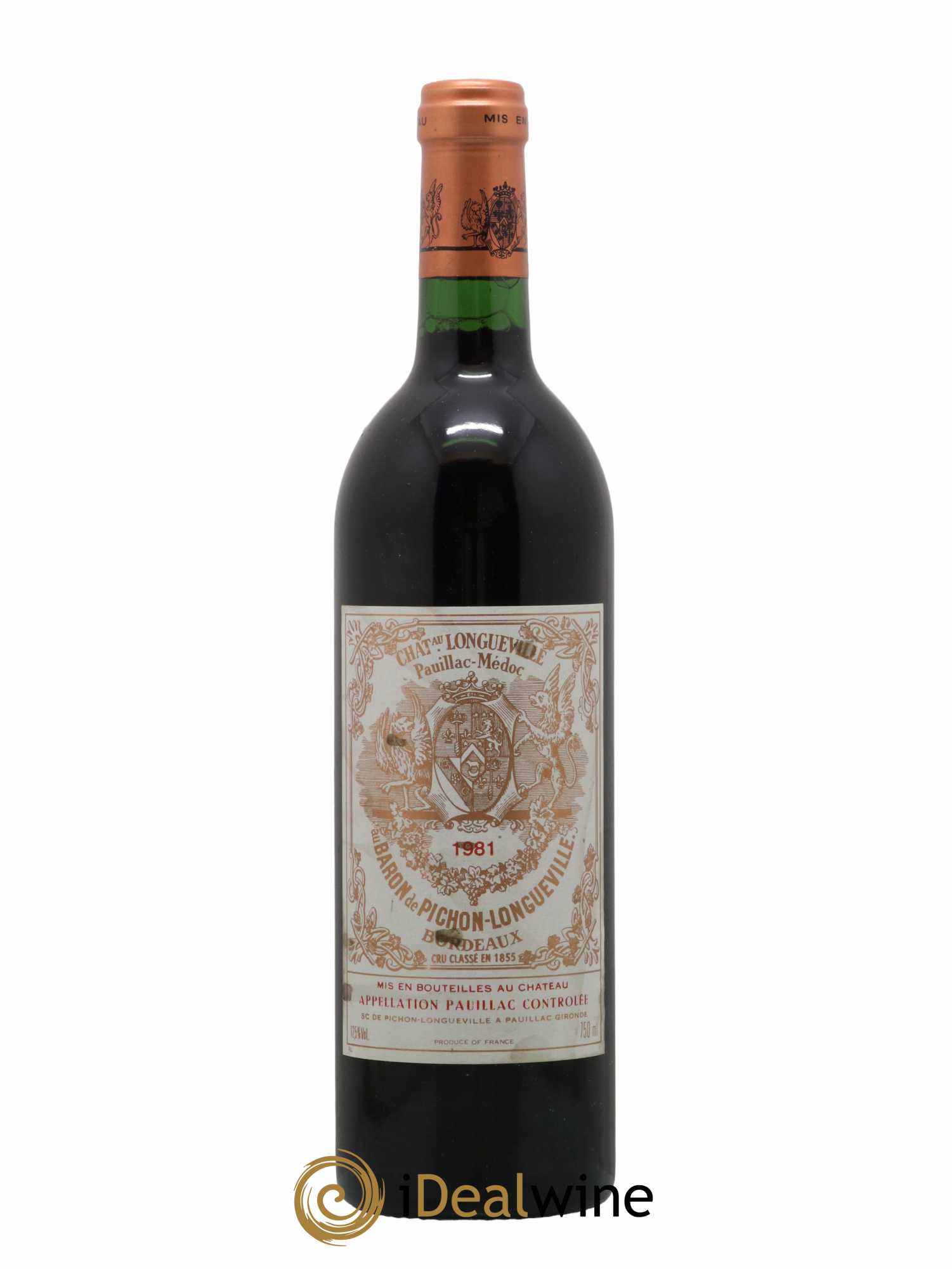 Pichon Longueville Baron 2ème Grand Cru Classé 1981 - Lot de 1 bouteille - 0