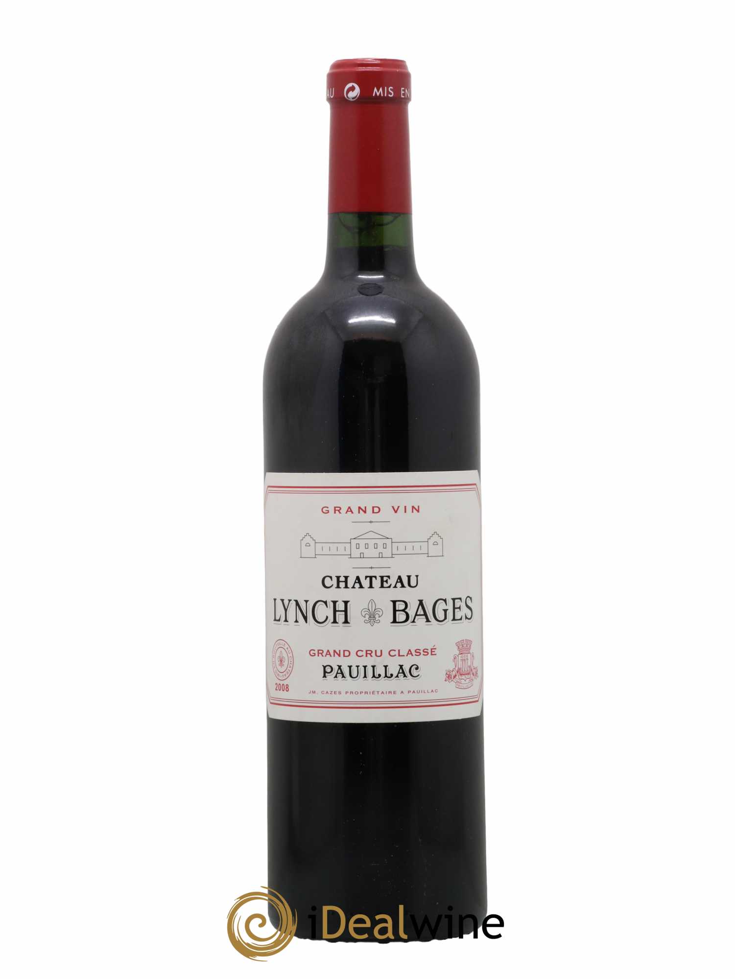 Château Lynch Bages 5ème Grand Cru Classé 2008 - Lot de 1 bouteille - 0