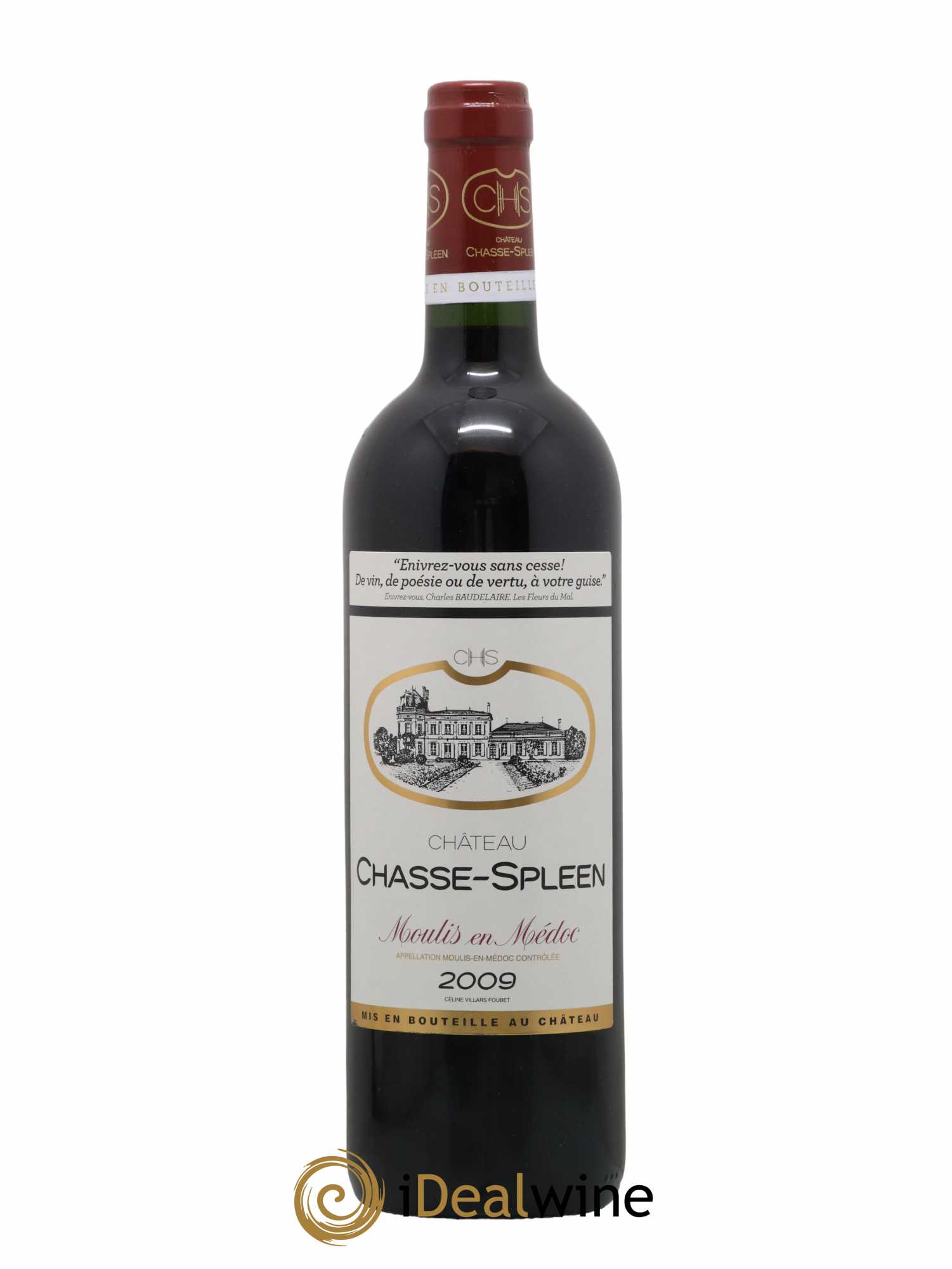Château Chasse Spleen 2009 - Lot de 1 bouteille - 0
