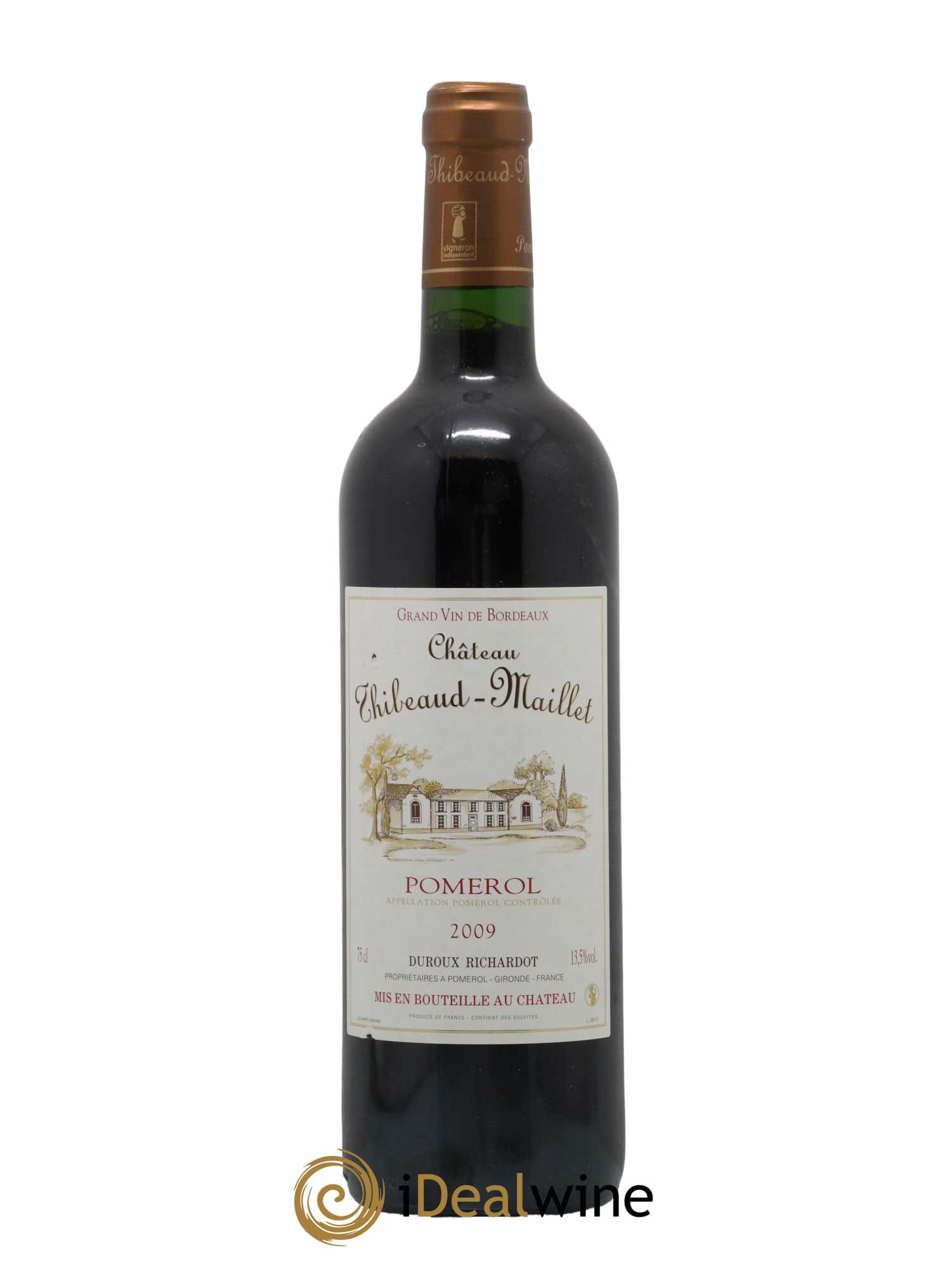 Pomerol Château Thiebaud Maillet 2009 - Lot de 1 bouteille - 0