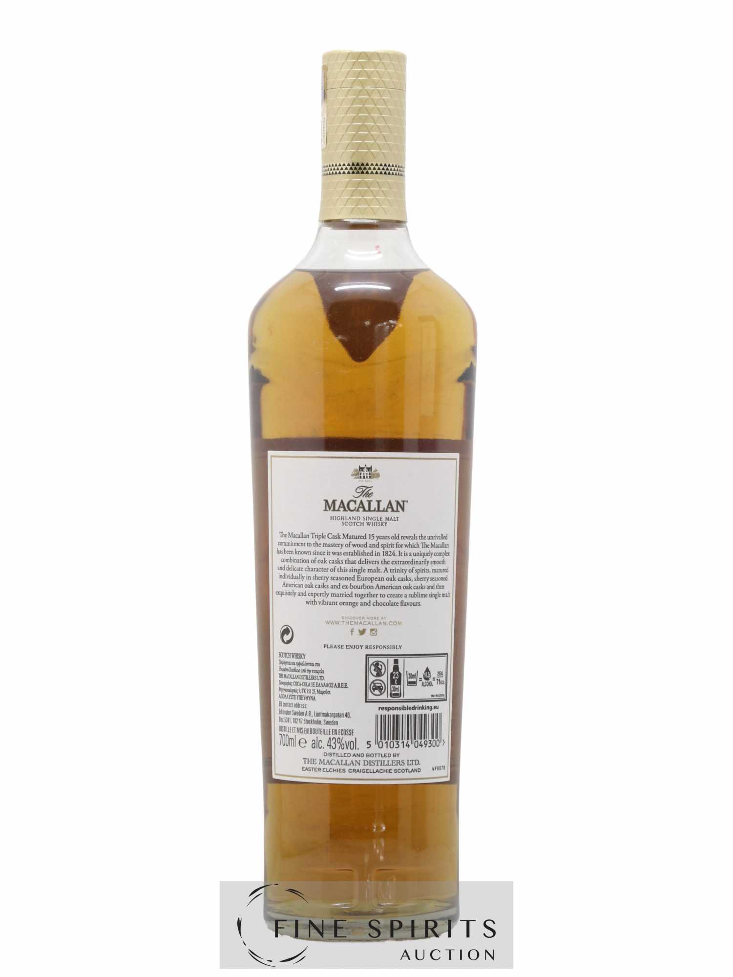 Macallan (The) 15 years Of. Fine Oak Triple Cask Matured - Posten von 1 Flasche - 2
