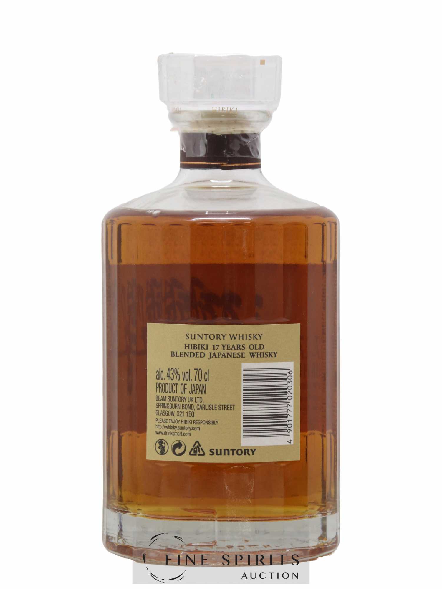 Hibiki 17 years Of. Suntory - Lot of 1 bottle - 2
