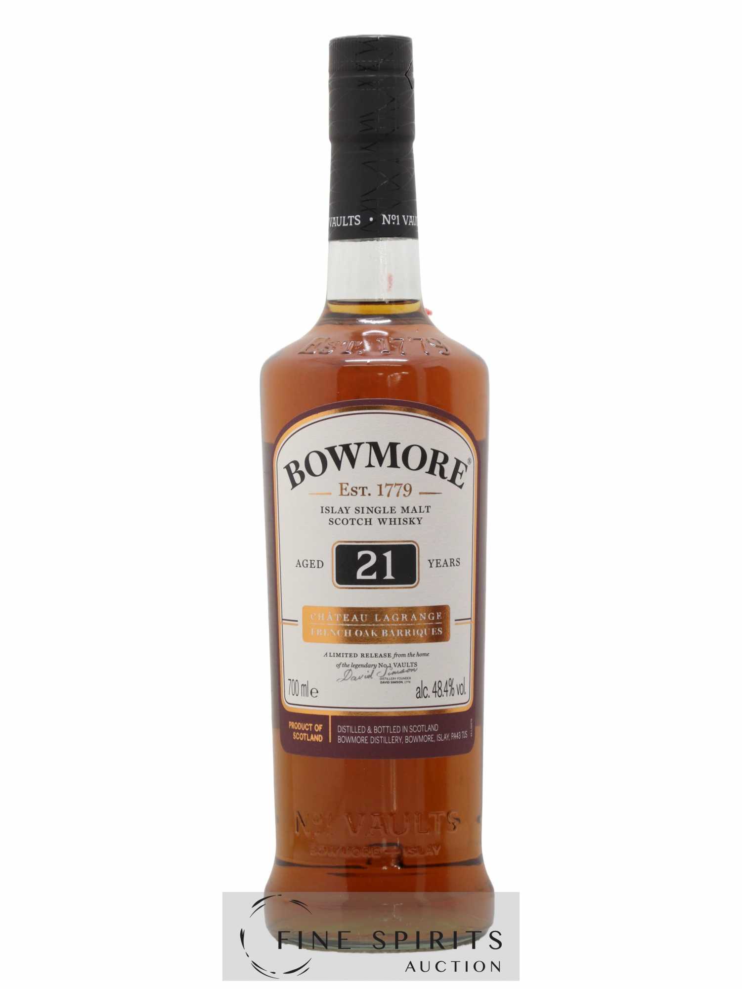 Bowmore 21 years Of. Château Lagrange Matured Limited Release - Lot of 1 bottle - 1
