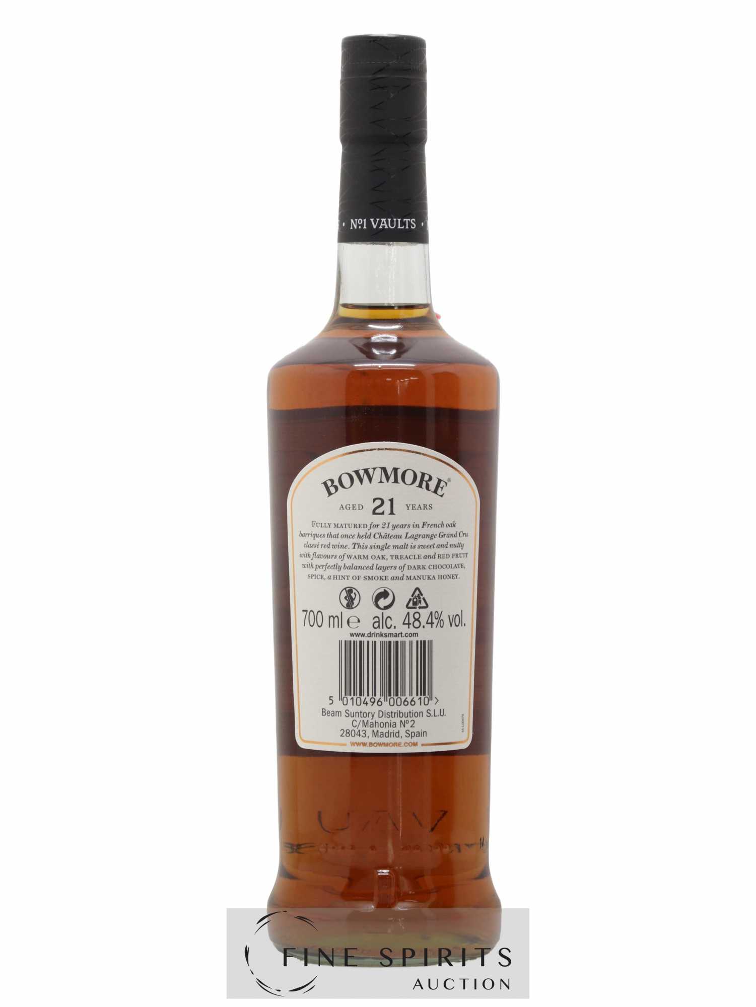 Bowmore 21 years Of. Château Lagrange Matured Limited Release - Lot of 1 bottle - 2