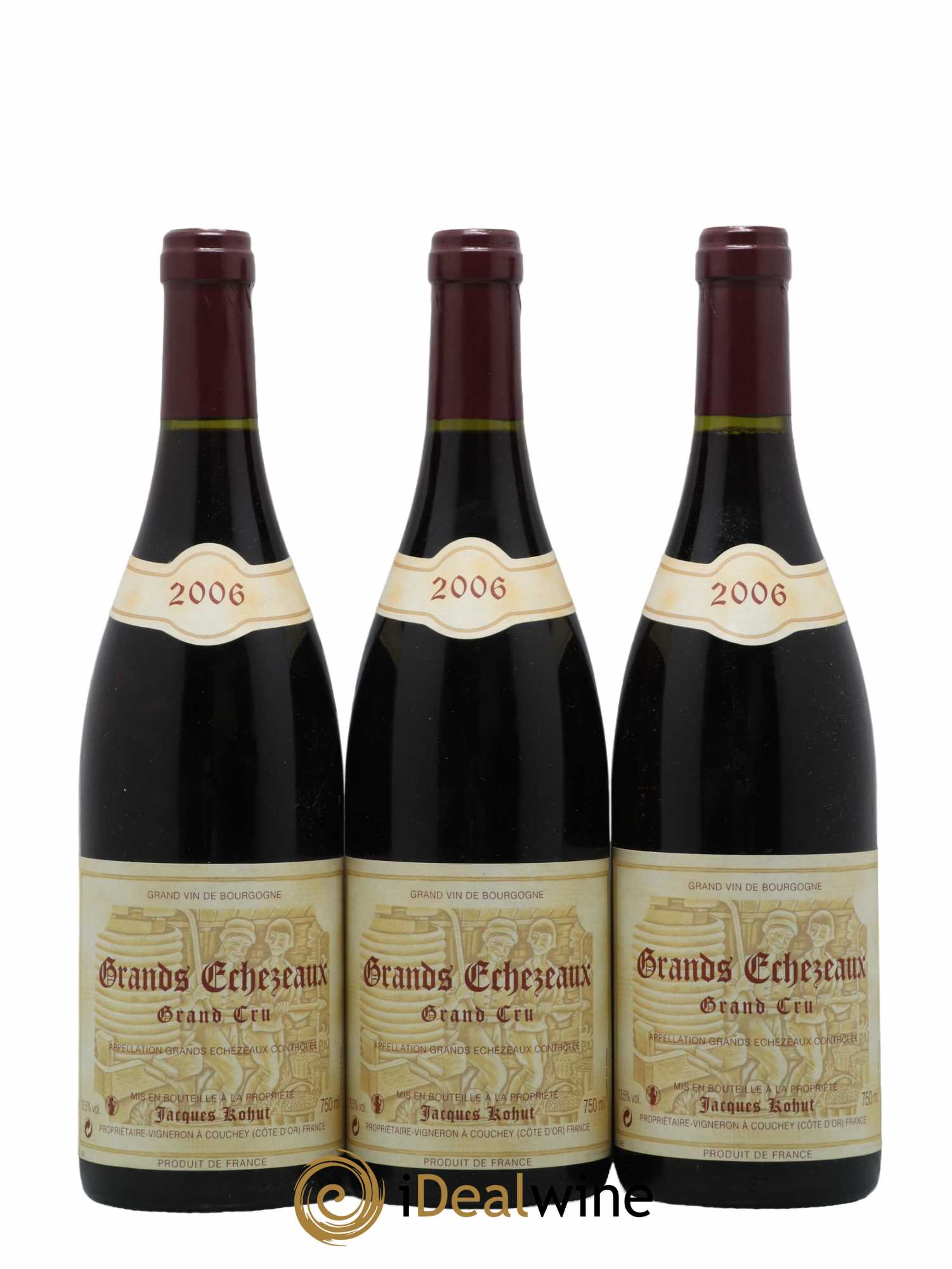 Grands-Echezeaux Grand Cru Domaine Jacques Kohut 2006 - Lot de 3 bouteilles - 0
