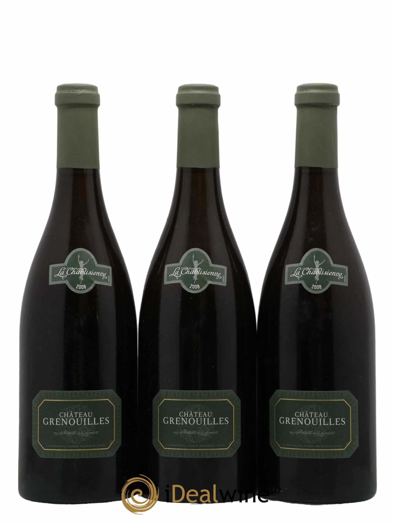 Chablis Grand Cru Grenouilles Château Grenouille - La Chablisienne 2008 - Lot de 6 bouteilles - 1