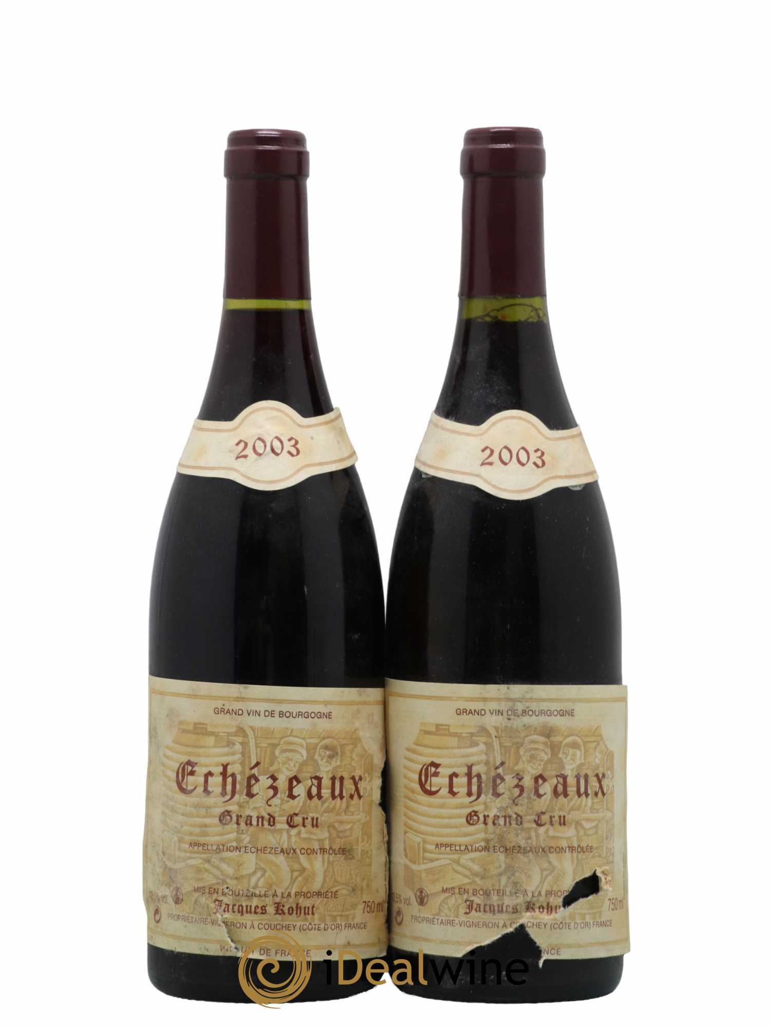 Echezeaux Grand Cru Domaine Jacques Kohut 2003 - Lot of 2 bottles - 0