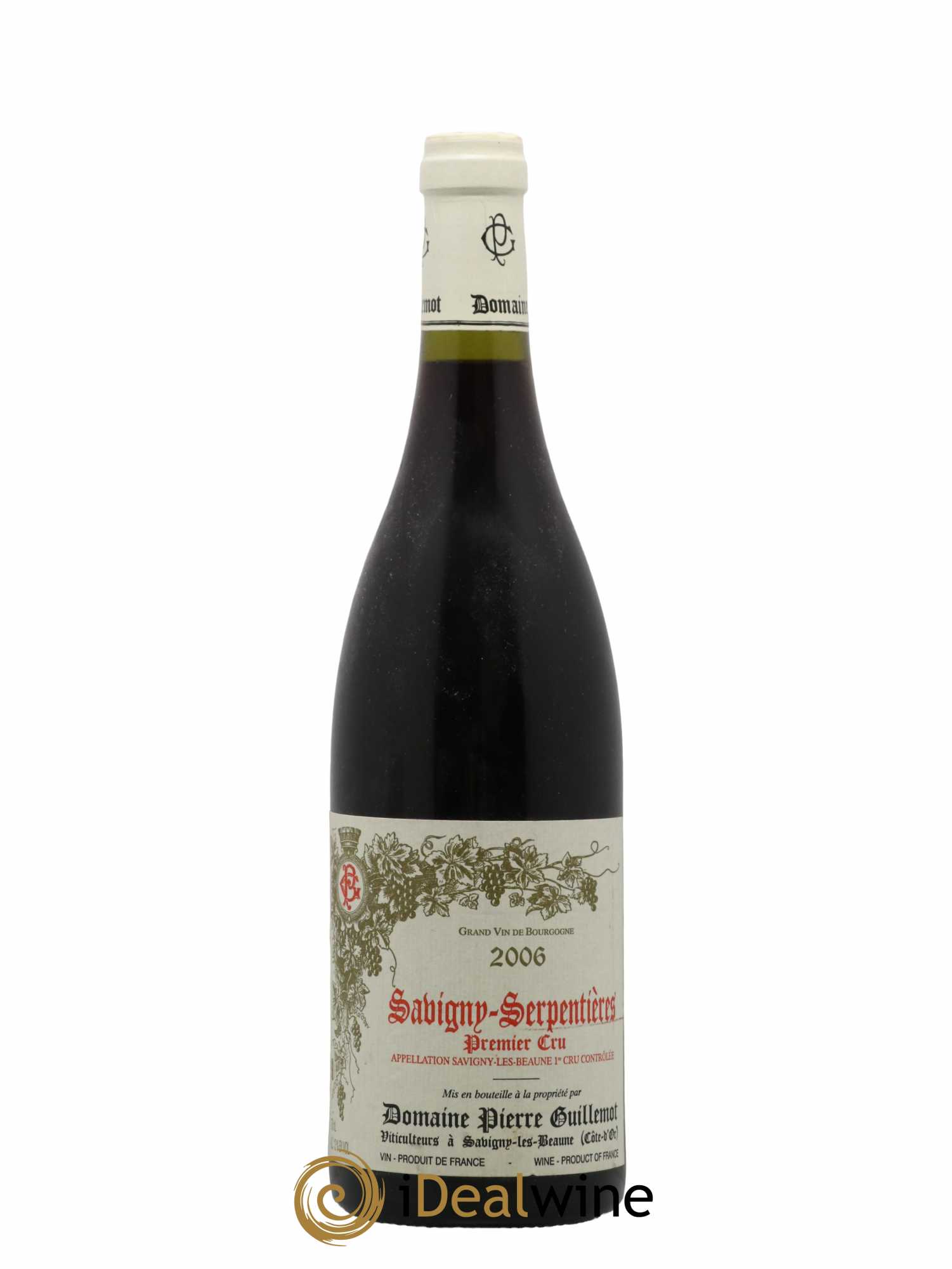 Savigny-lès-Beaune 1er Cru Aux Serpentières Pierre Guillemot 2006 - Lot of 1 bottle - 0