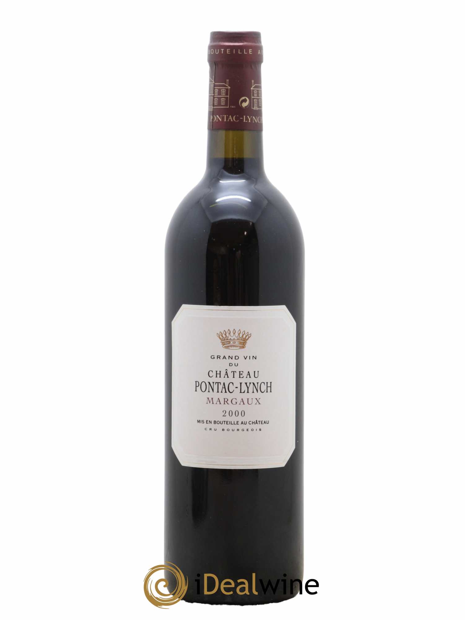 Château Pontac Lynch Cru Bourgeois 2000 - Lot de 1 bouteille - 0