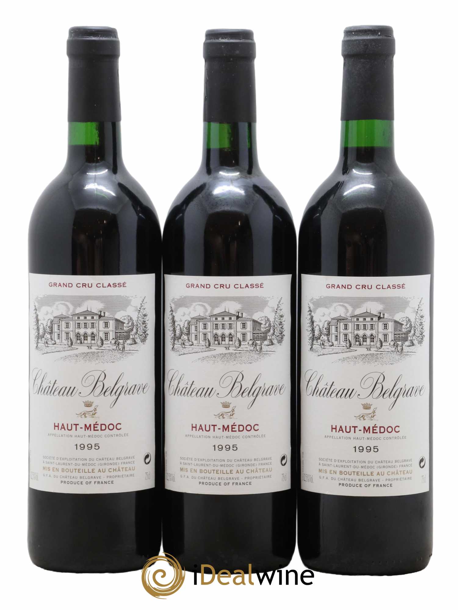 Château Belgrave 5ème Grand Cru Classé 1995 - Lot de 12 bouteilles - 3