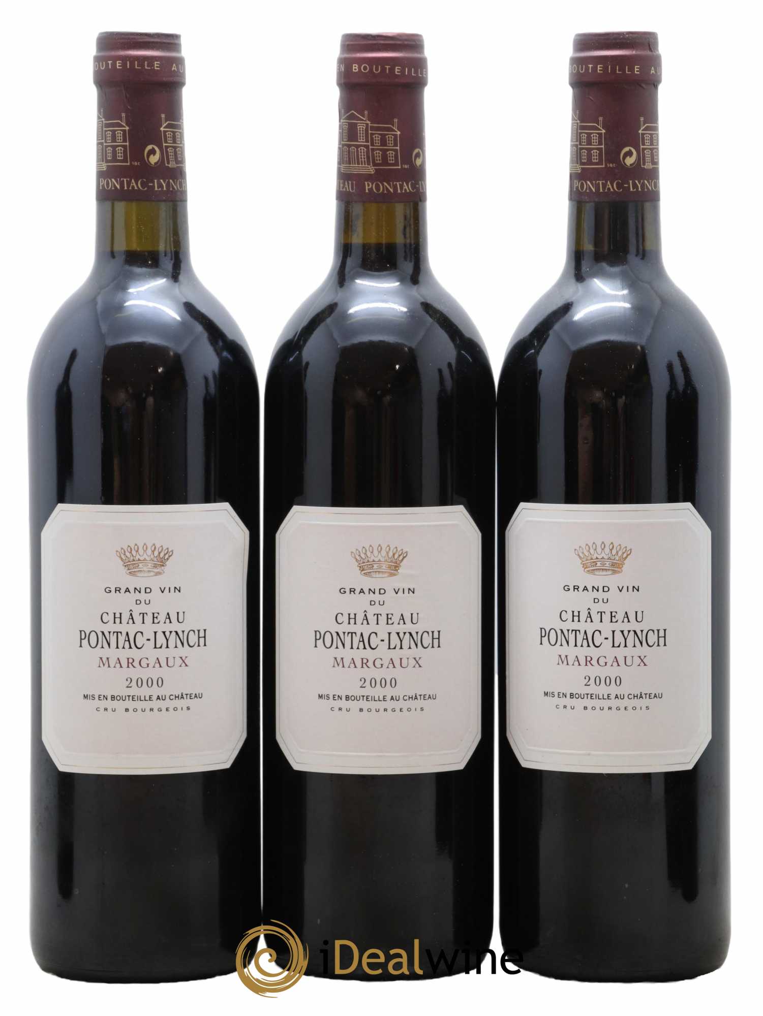 Château Pontac Lynch Cru Bourgeois 2000 - Lot de 6 bouteilles - 1