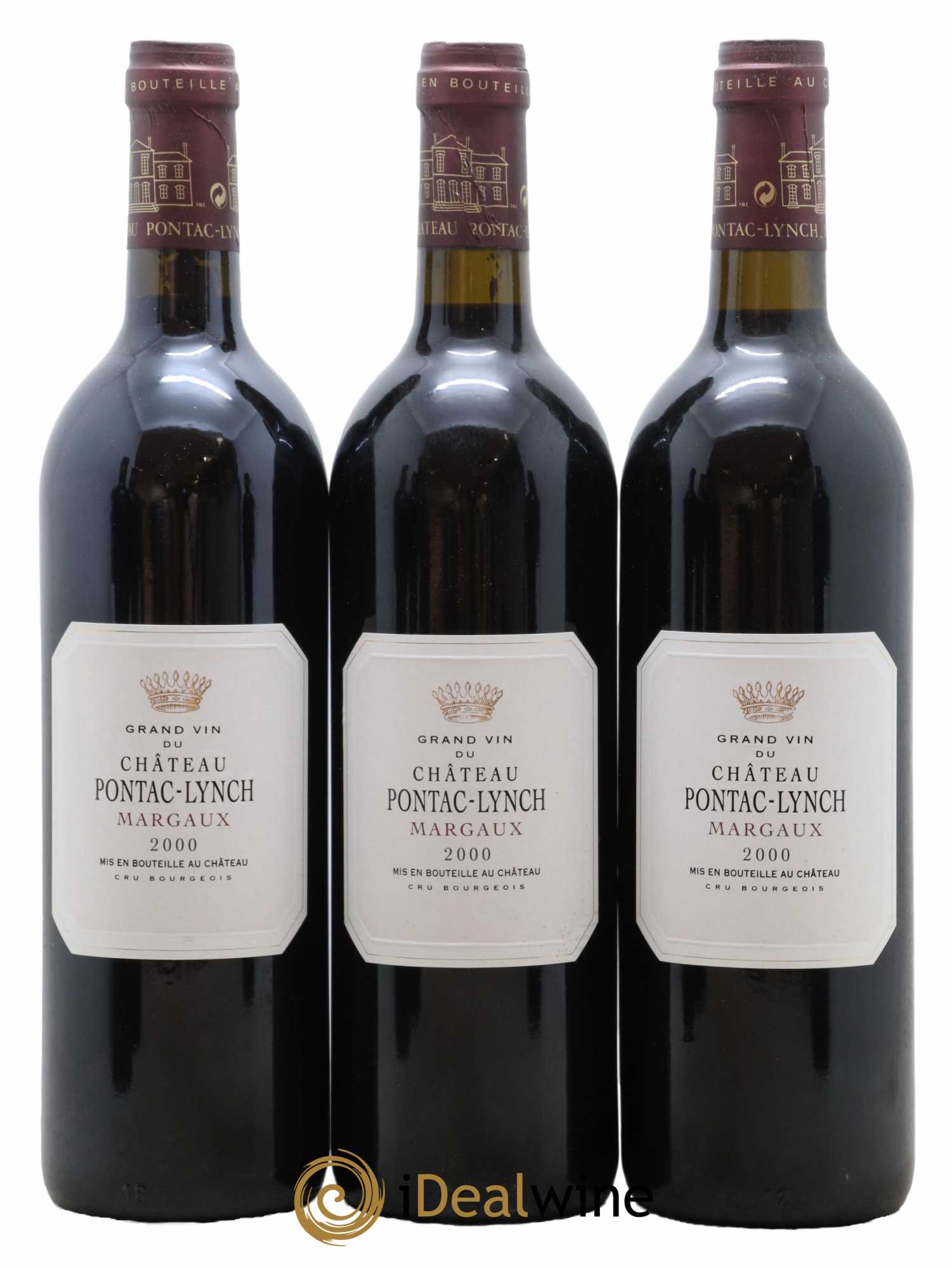 Château Pontac Lynch Cru Bourgeois 2000 - Lot de 6 bouteilles - 2