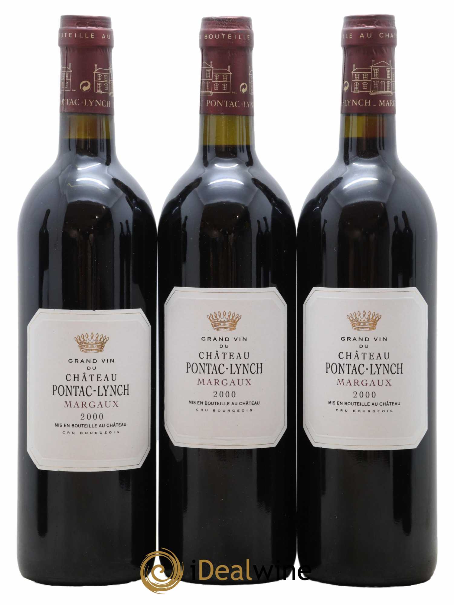Château Pontac Lynch Cru Bourgeois 2000 - Lot de 6 bouteilles - 1