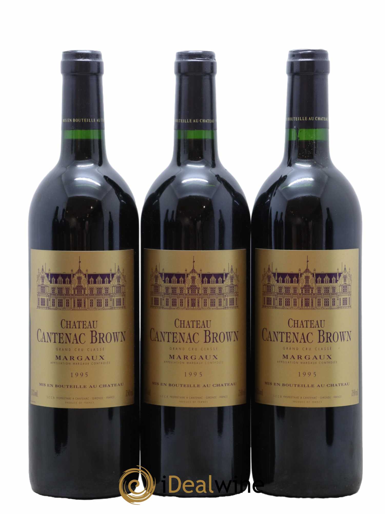 Château Cantenac Brown 3ème Grand Cru Classé 1995 - Lot de 12 bouteilles - 2