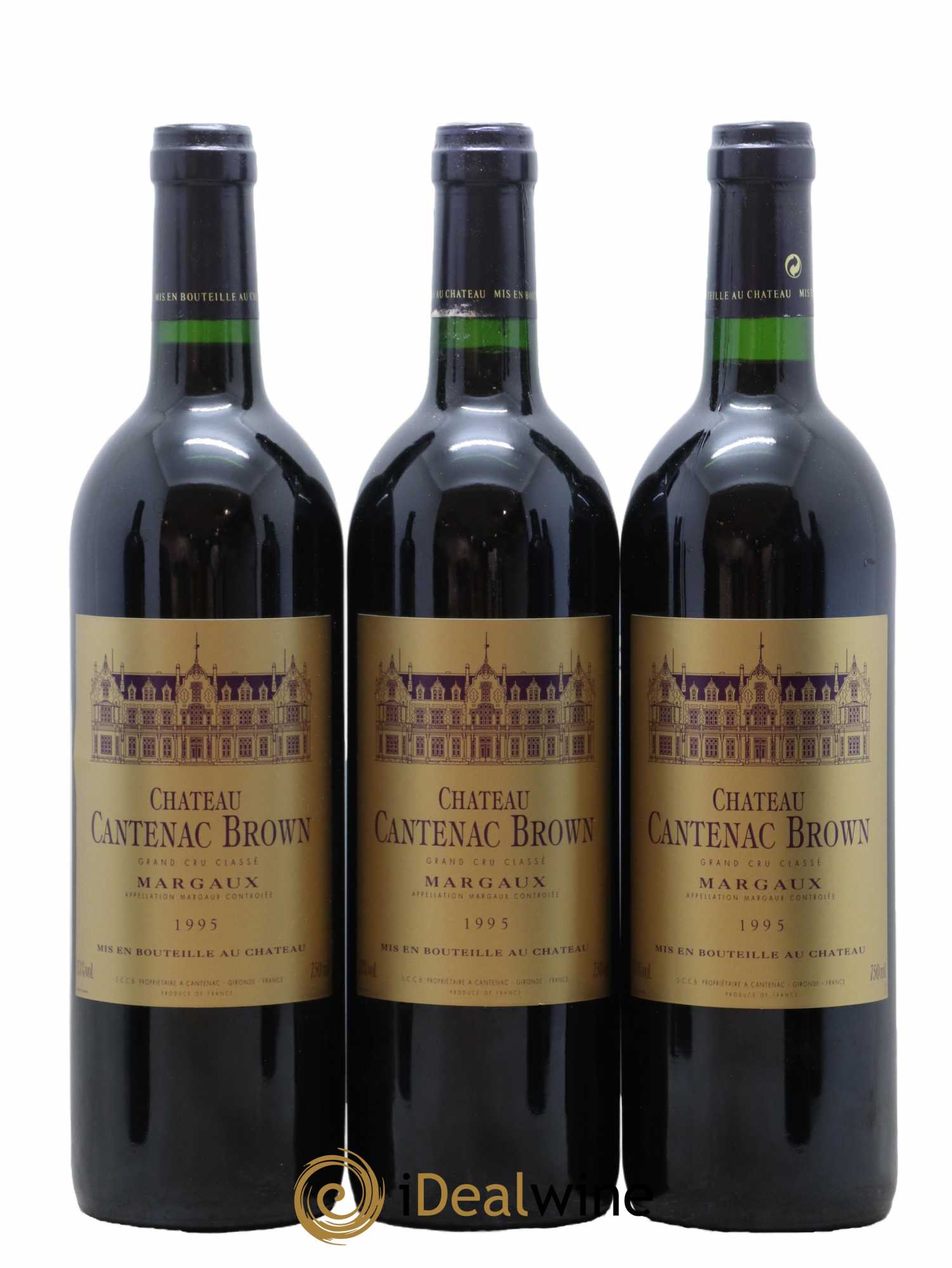 Château Cantenac Brown 3ème Grand Cru Classé 1995 - Lot de 12 bouteilles - 3