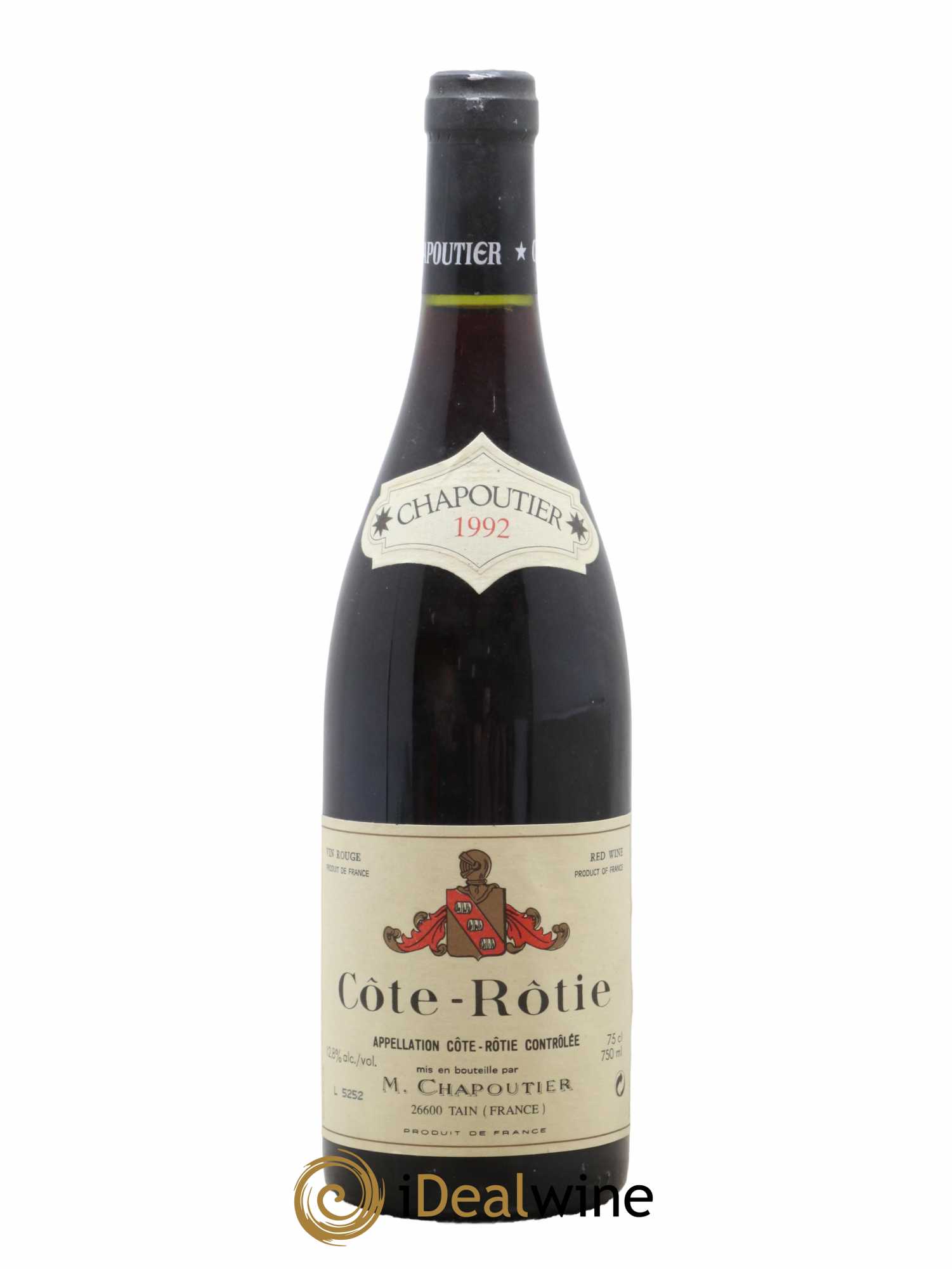 Côte-Rôtie Chapoutier 1992 - Lot de 1 bouteille - 0