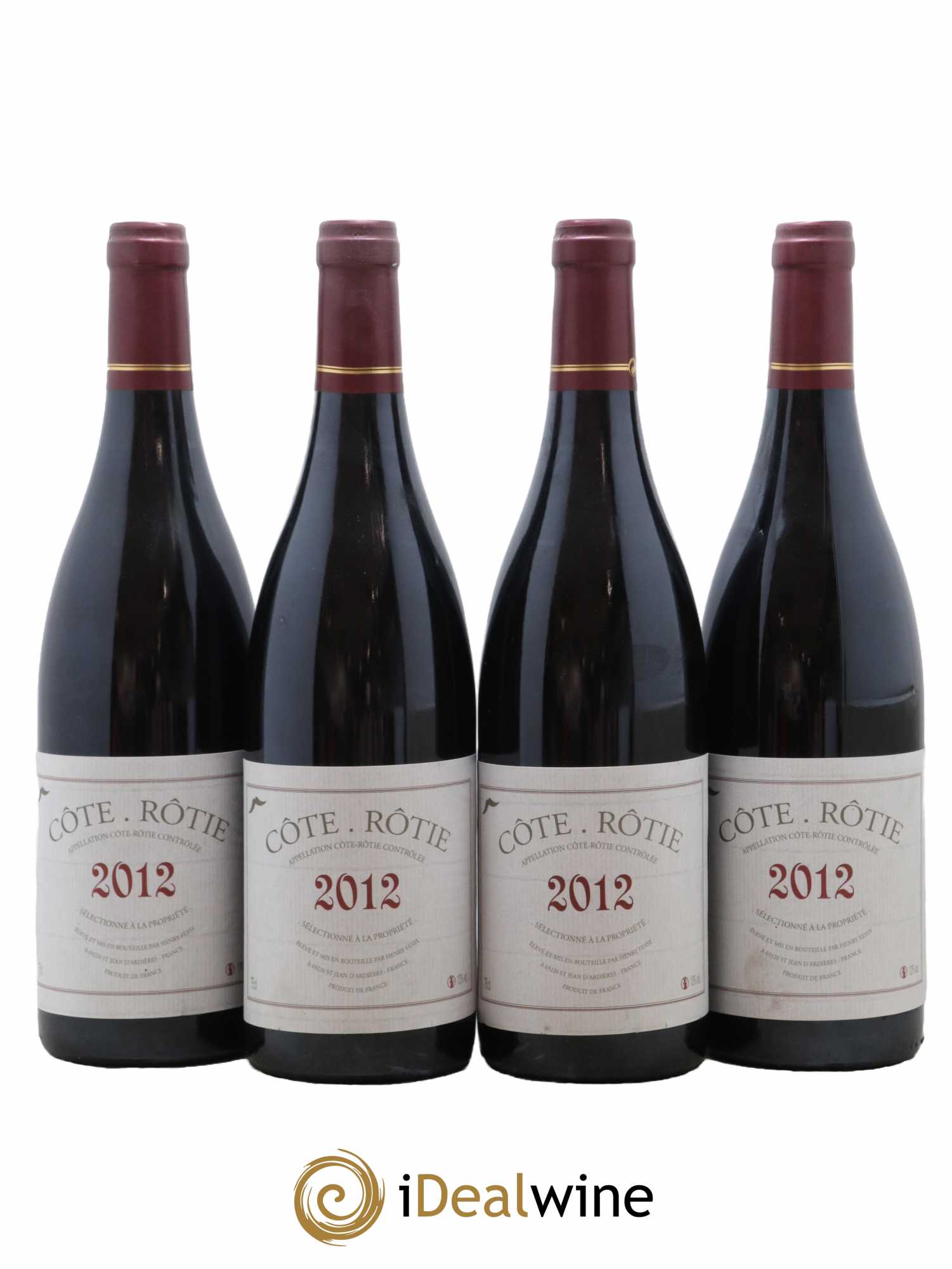 Côte-Rôtie Henry Fessy 2012 - Lot de 4 bouteilles - 0