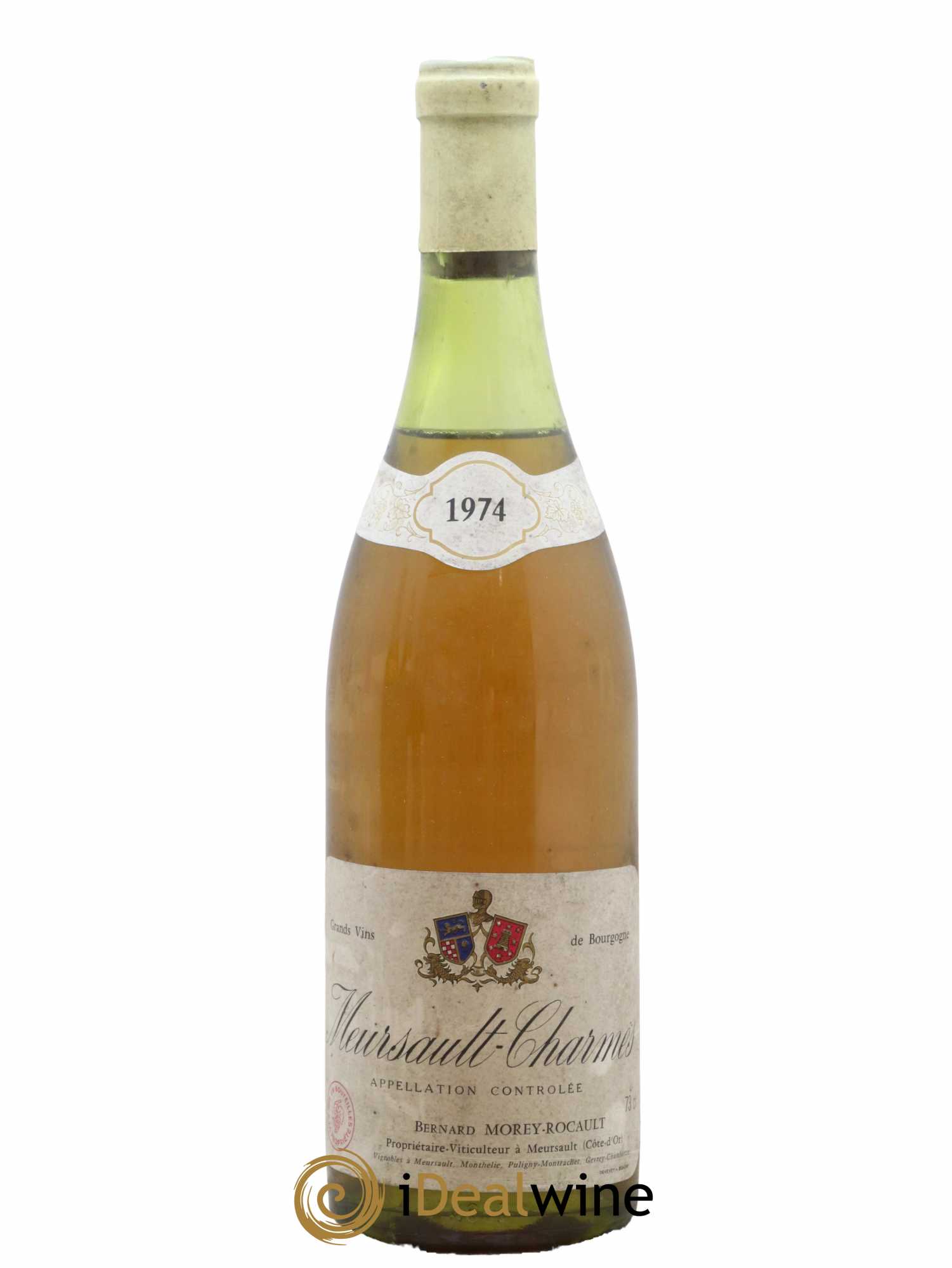 Meursault 1er Cru Charmes Morey-Rocault 1974 - Lot de 1 bouteille - 0