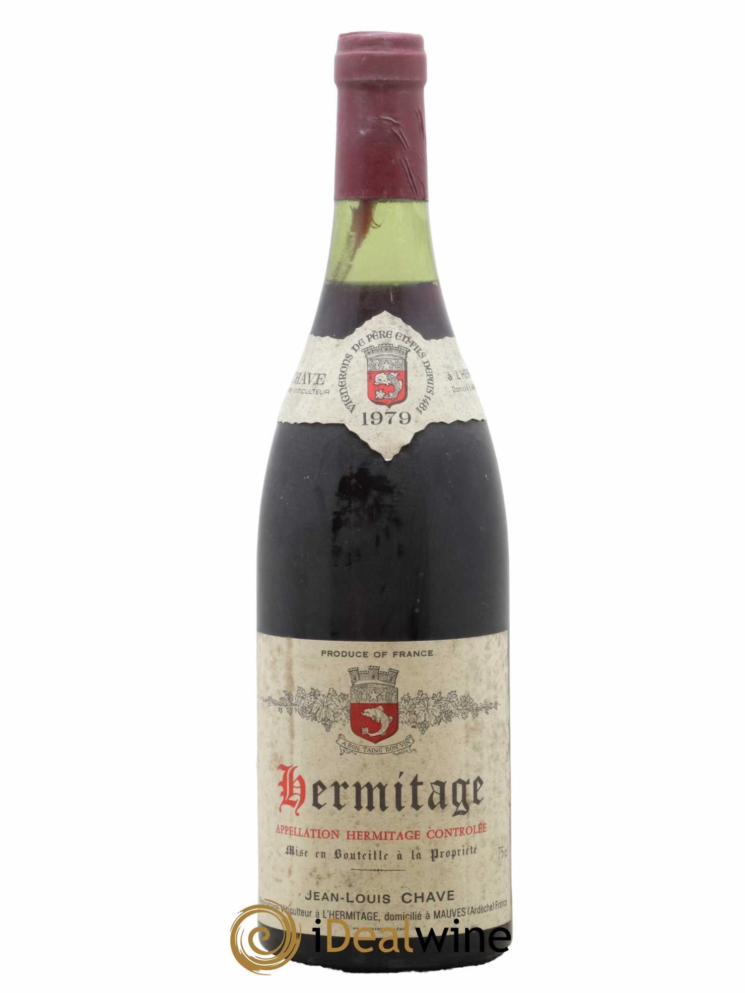 Hermitage Jean-Louis Chave 1979 - Lot de 1 bouteille - 0