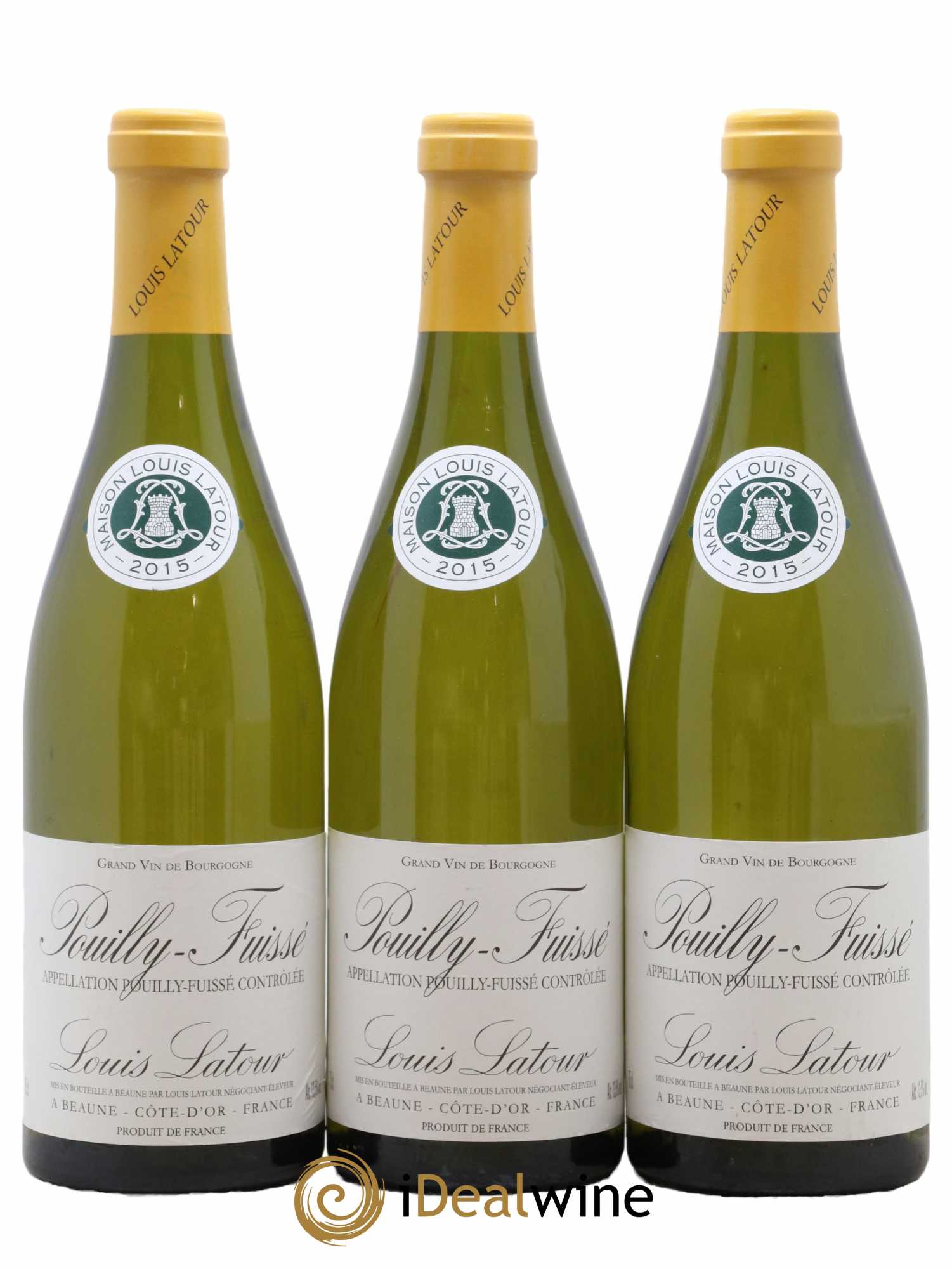 Pouilly-Fuissé Louis Latour 2015 - Lot de 3 bouteilles - 0