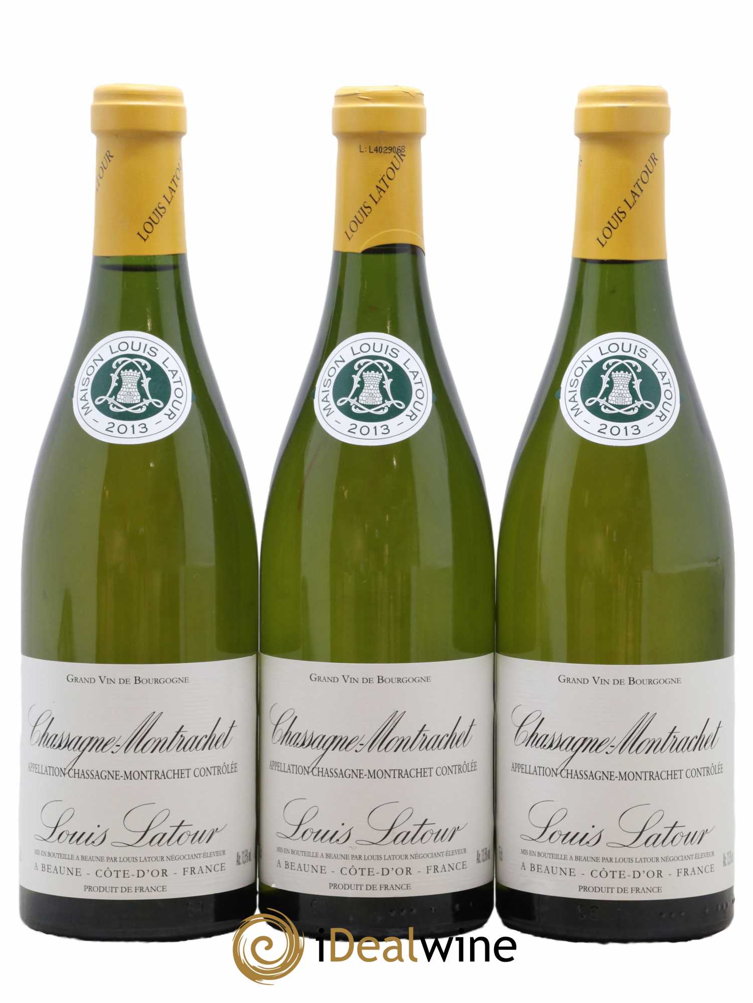 Chassagne-Montrachet Louis Latour 2013 - Lot de 3 bouteilles - 0