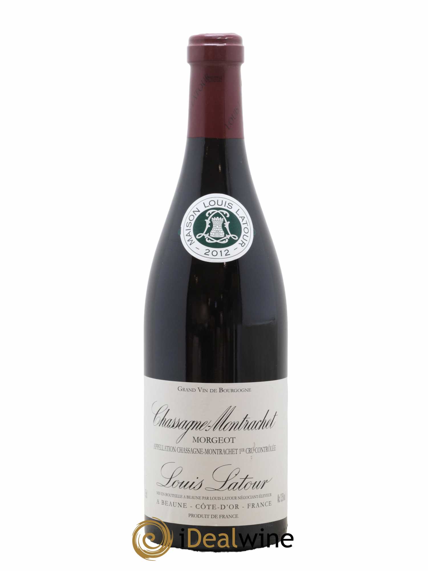 Chassagne-Montrachet 1er Cru Morgeot Louis Latour 2012 - Lot de 1 bouteille - 0