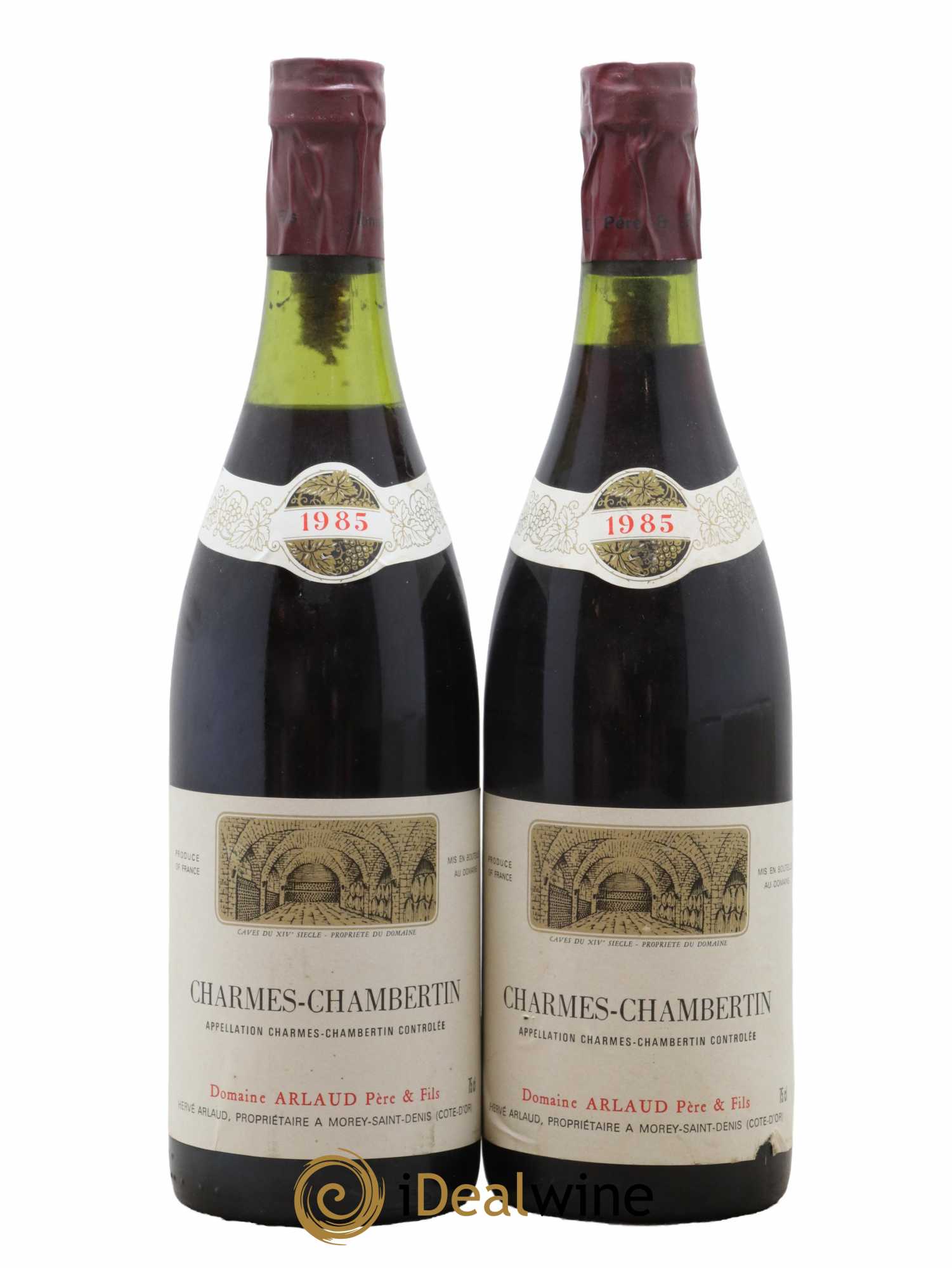 Charmes-Chambertin Grand Cru Arlaud 1985 - Lot de 2 bouteilles - 0