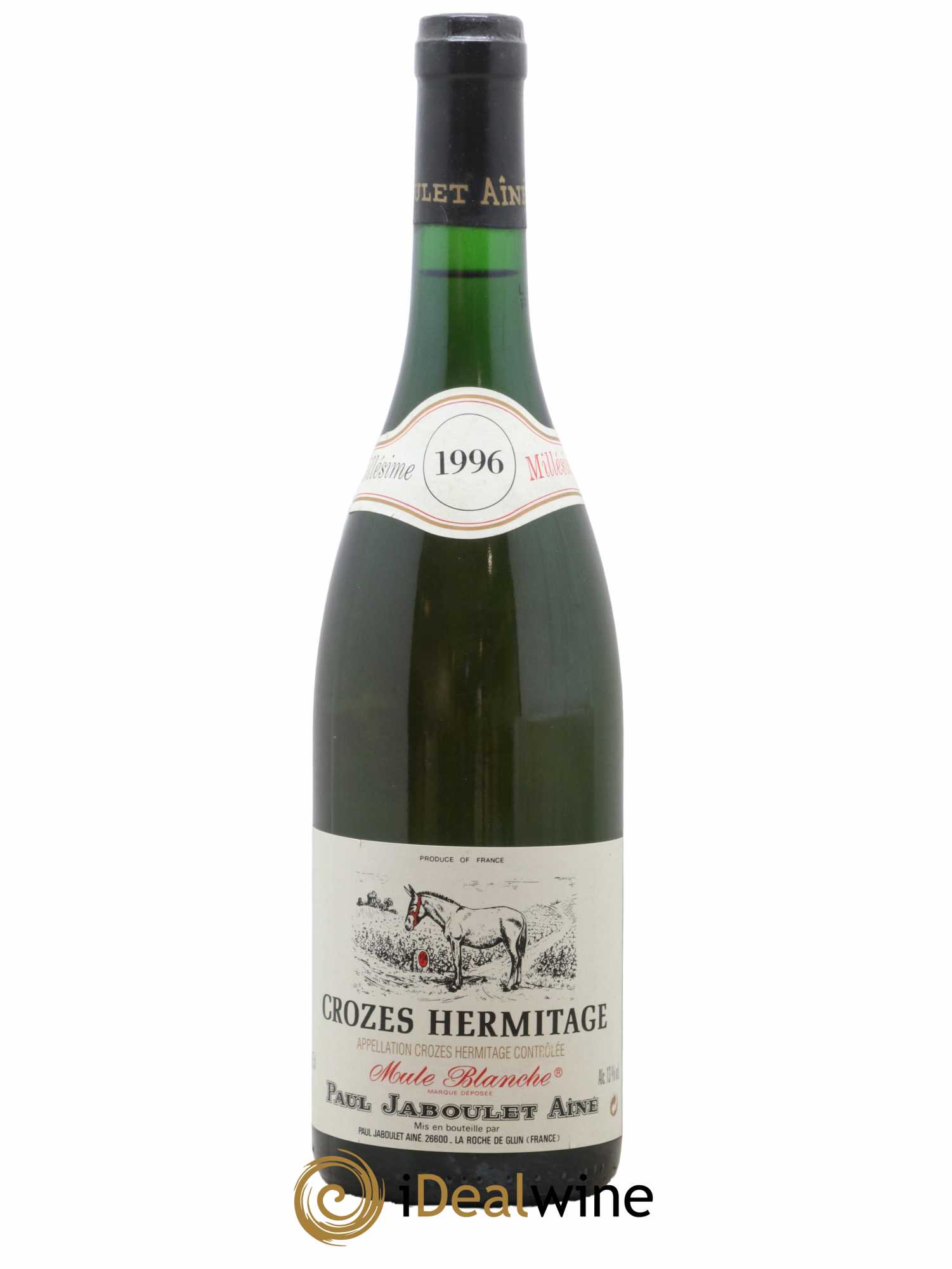 Crozes-Hermitage Paul Jaboulet Ainé Mule blanche 1996 - Lot de 1 bouteille - 0