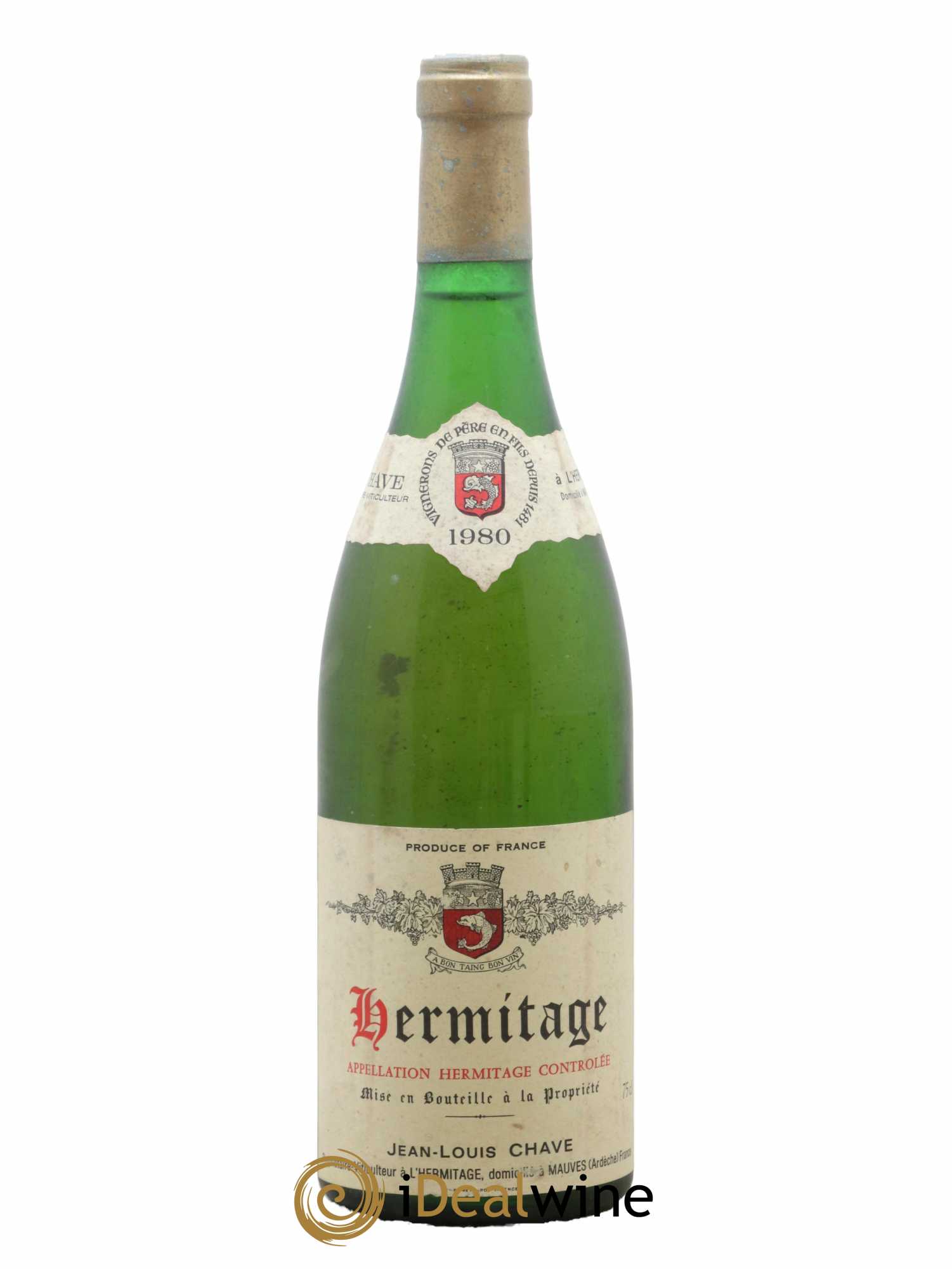 Hermitage Jean-Louis Chave 1980 - Lot de 1 bouteille - 0