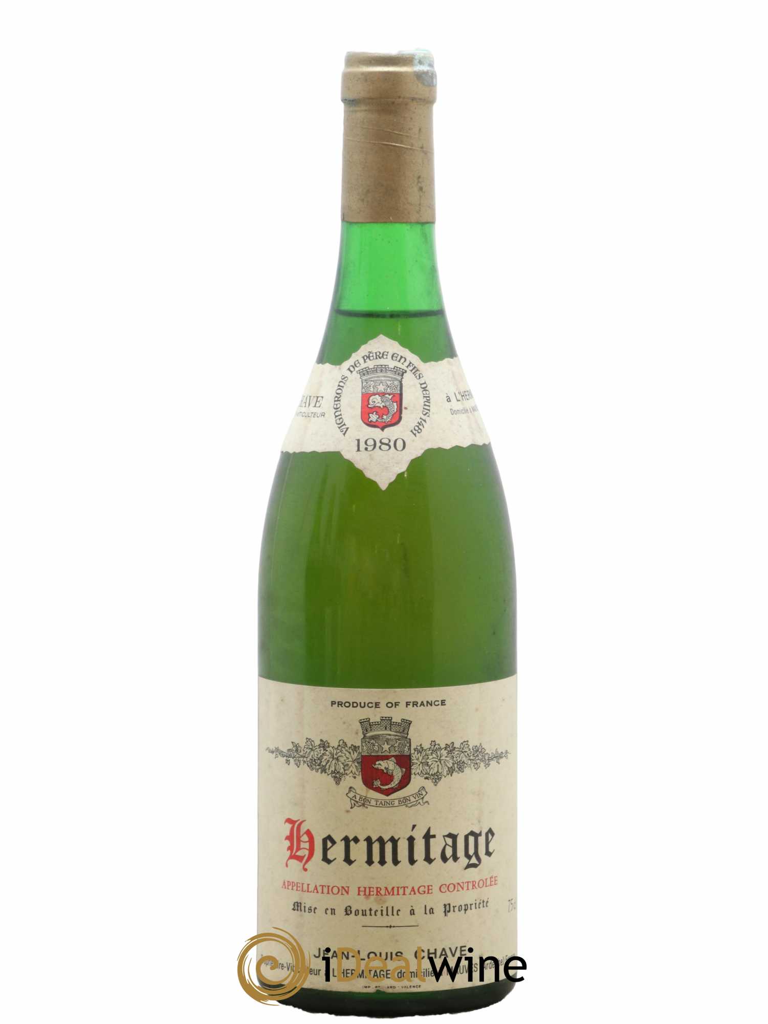 Hermitage Jean-Louis Chave 1980 - Lot de 1 bouteille - 0