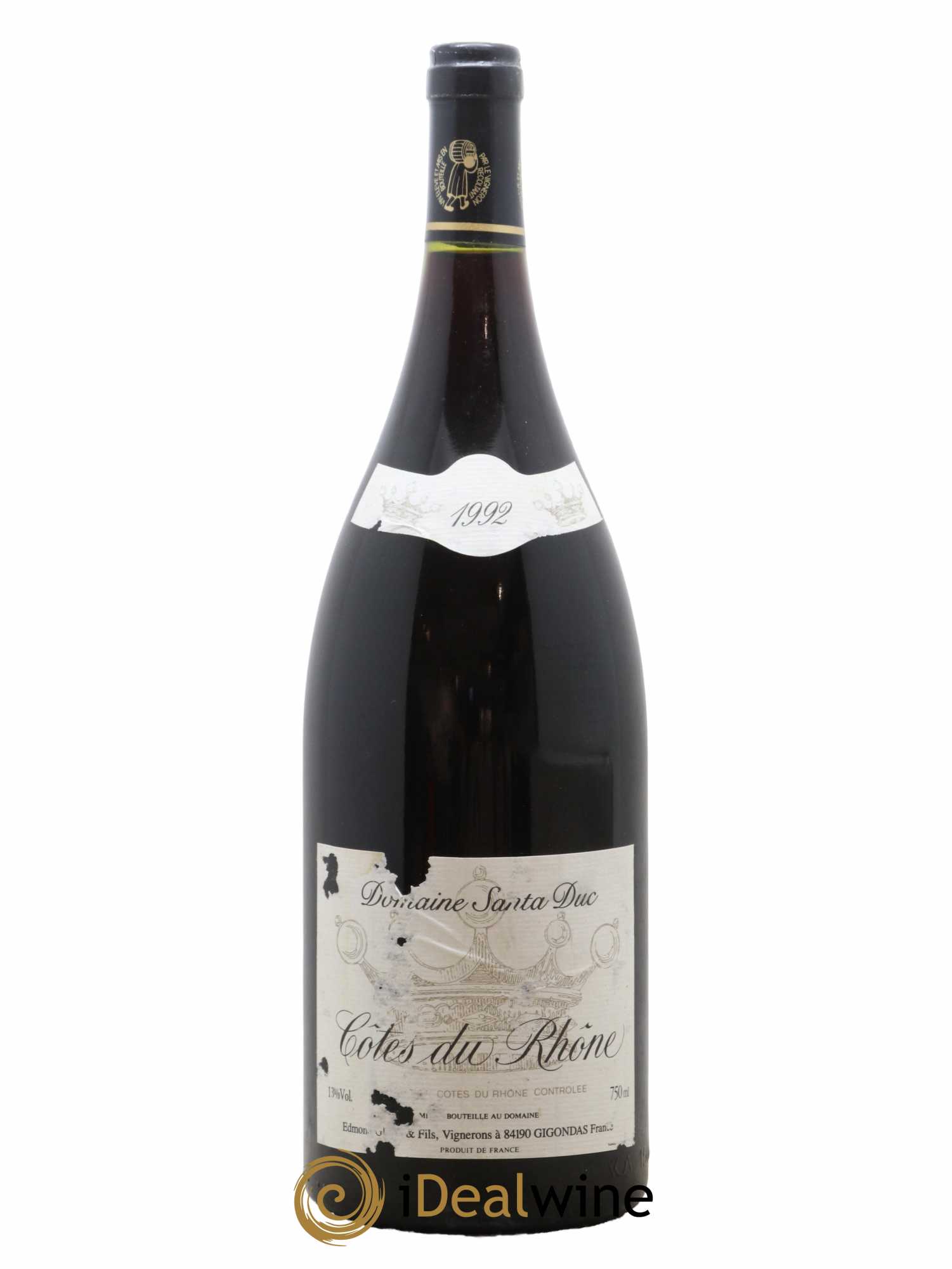 Côtes-du-Rhône Domaine Santa Duc 1992 - Lot de 1 magnum - 0