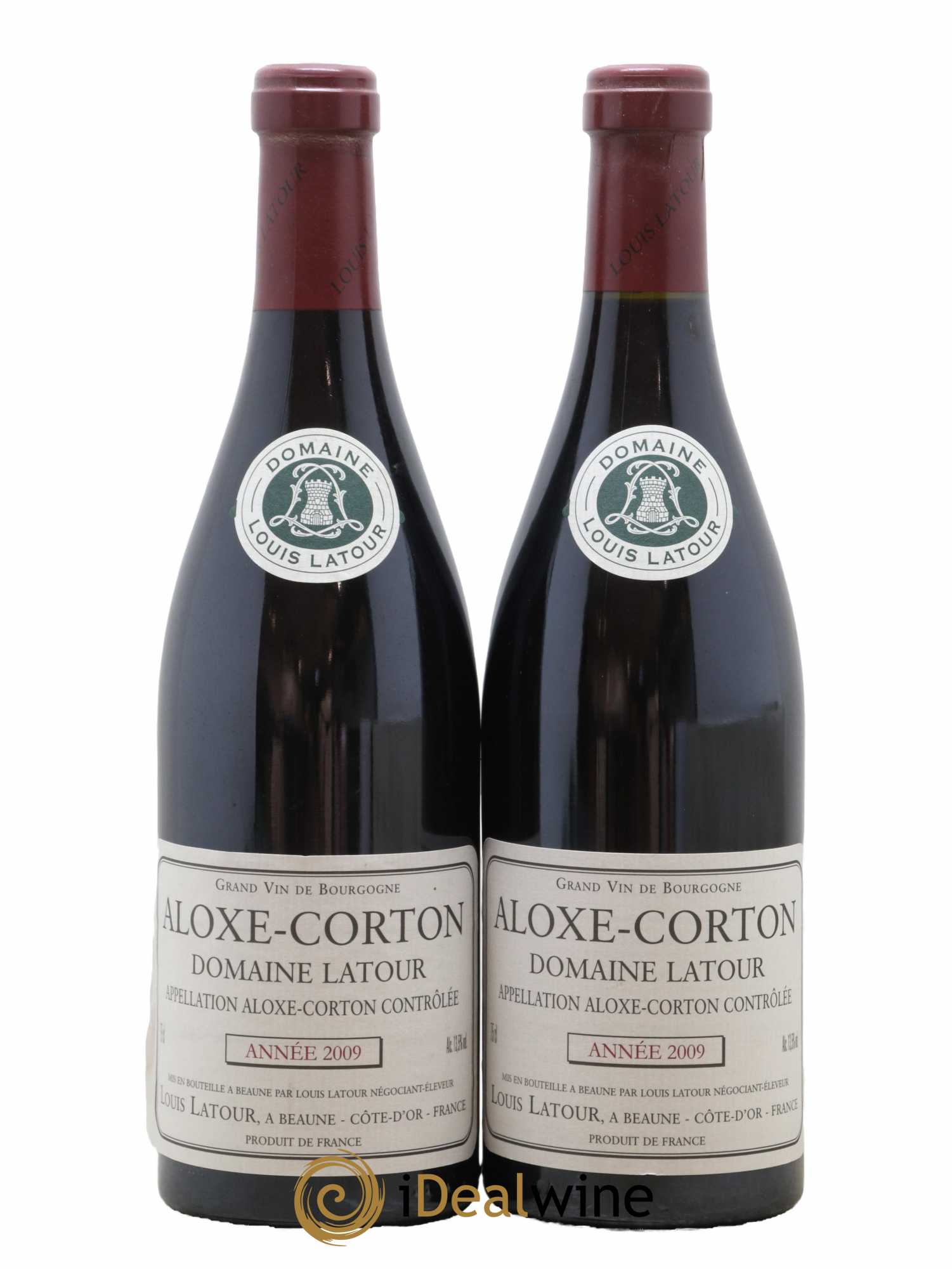 Aloxe-Corton Louis Latour 2009 - Lot de 2 bouteilles - 0