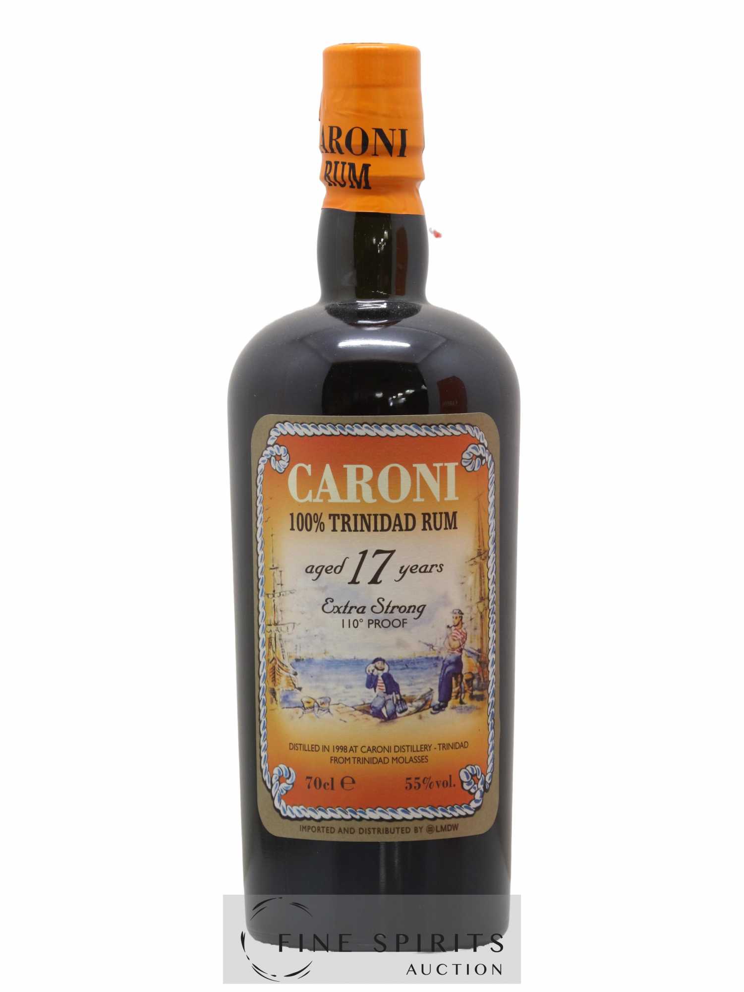 Caroni 17 years 1998 Of. 110° Proof bottled 2015 LMDW Extra Strong - Lot of 1 bottle - 1