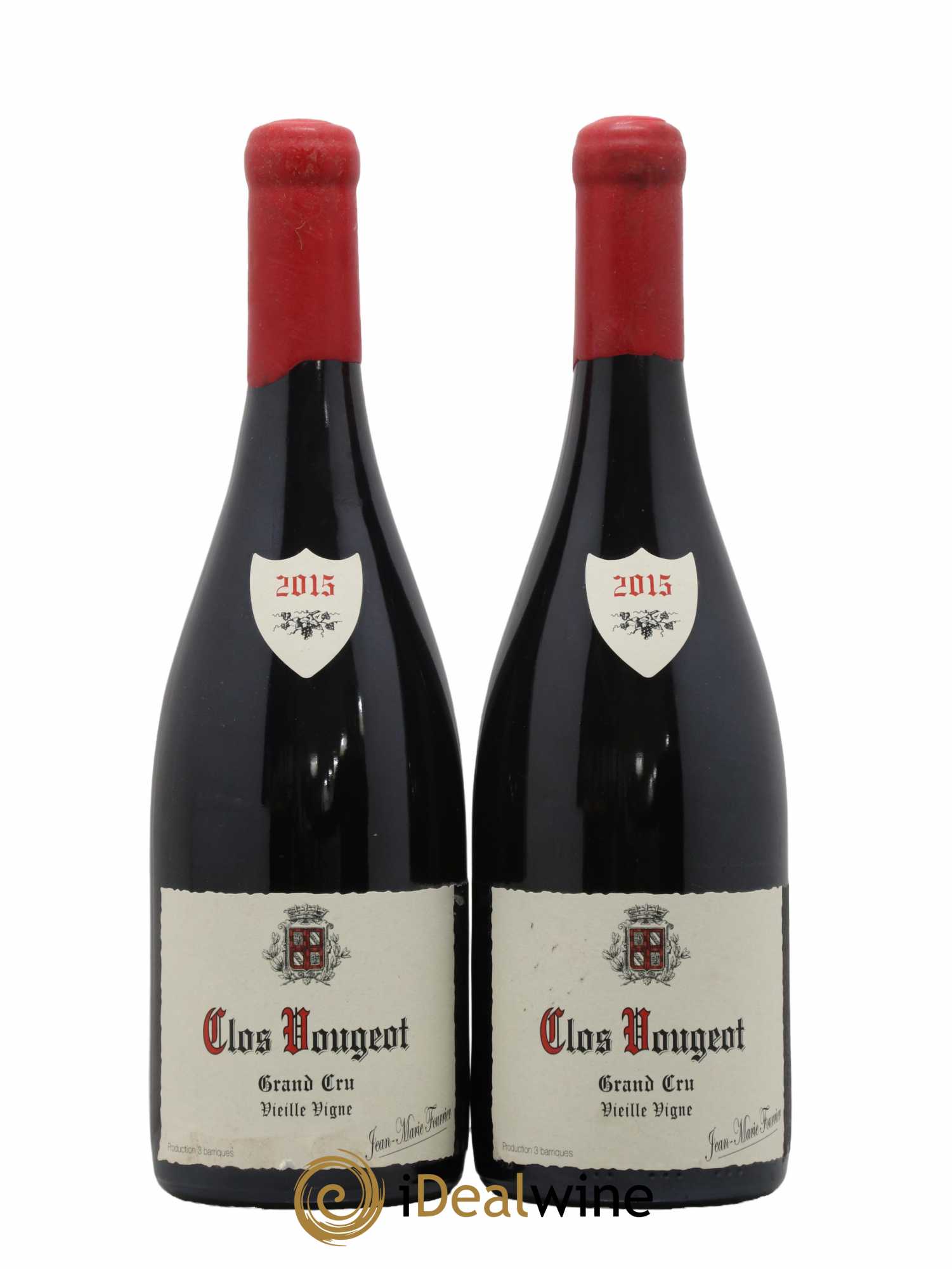 Clos de Vougeot Grand Cru Vieille Vigne Fourrier (Domaine) 2015 - Lot de 2 bouteilles - 0