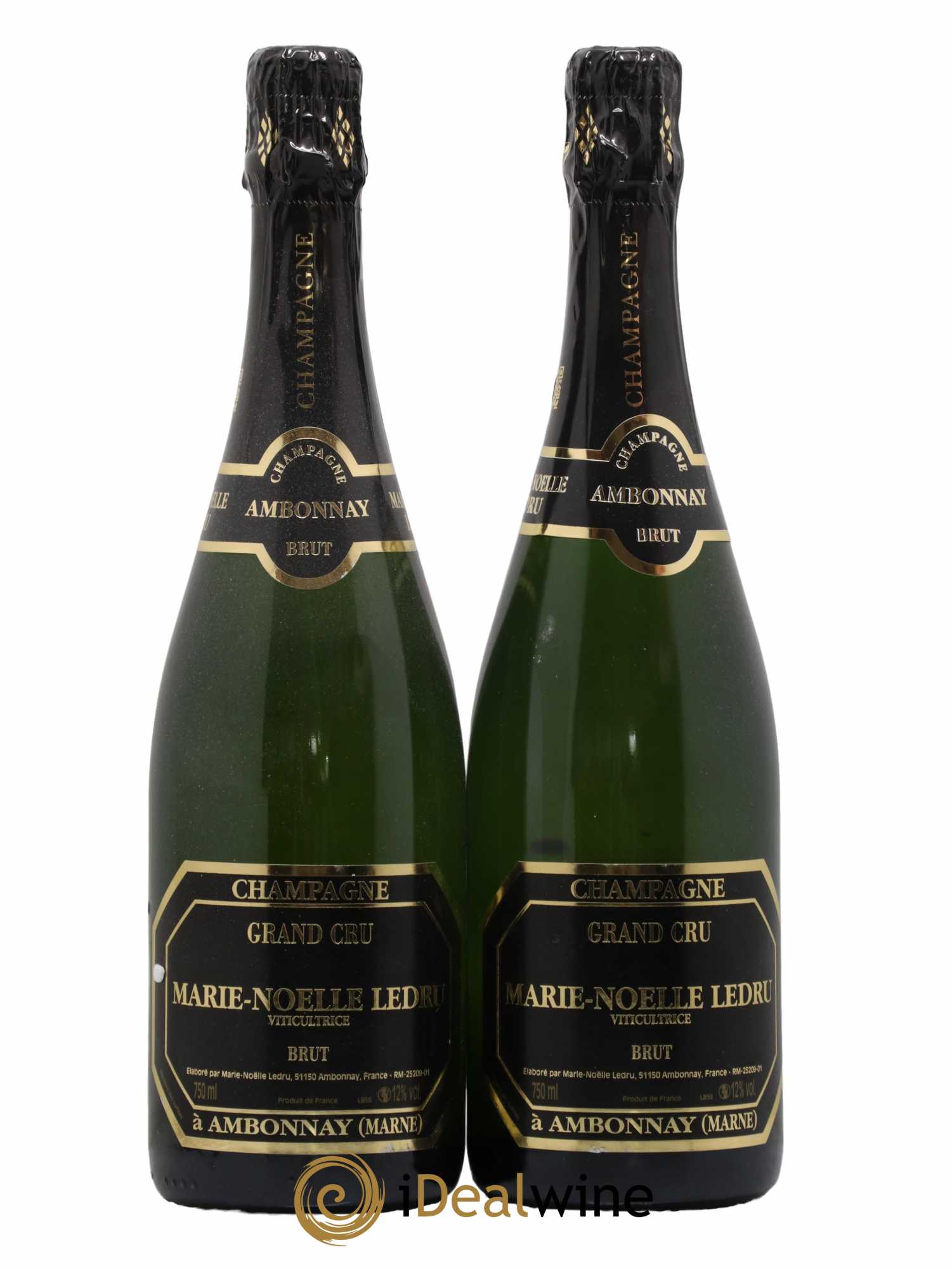 Champagne Marie Noelle Ledru Brut - Lot de 2 bouteilles - 0