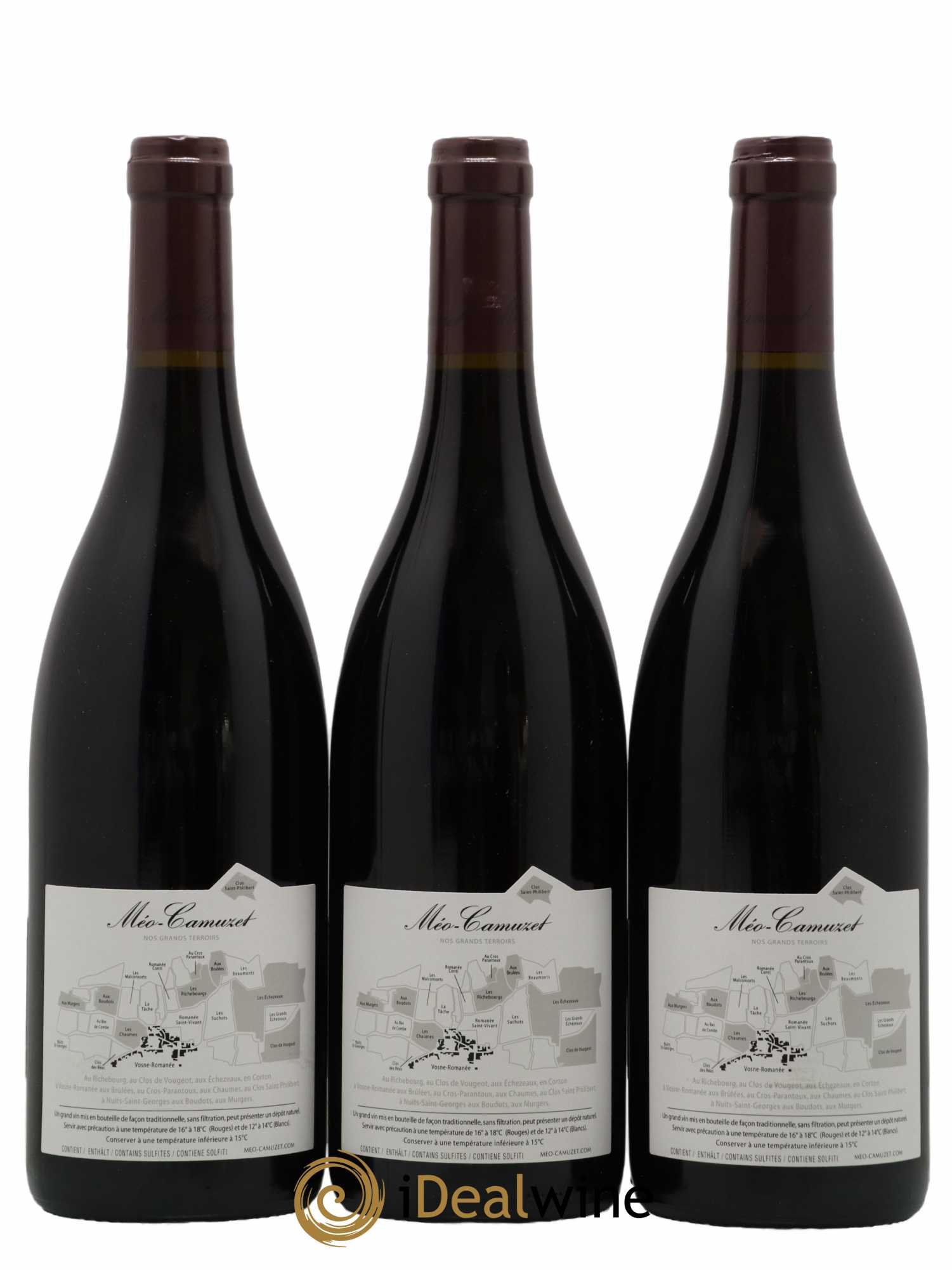 Clos de Vougeot Grand Cru Méo-Camuzet (Domaine) 2019 - Lot de 3 bouteilles - 1