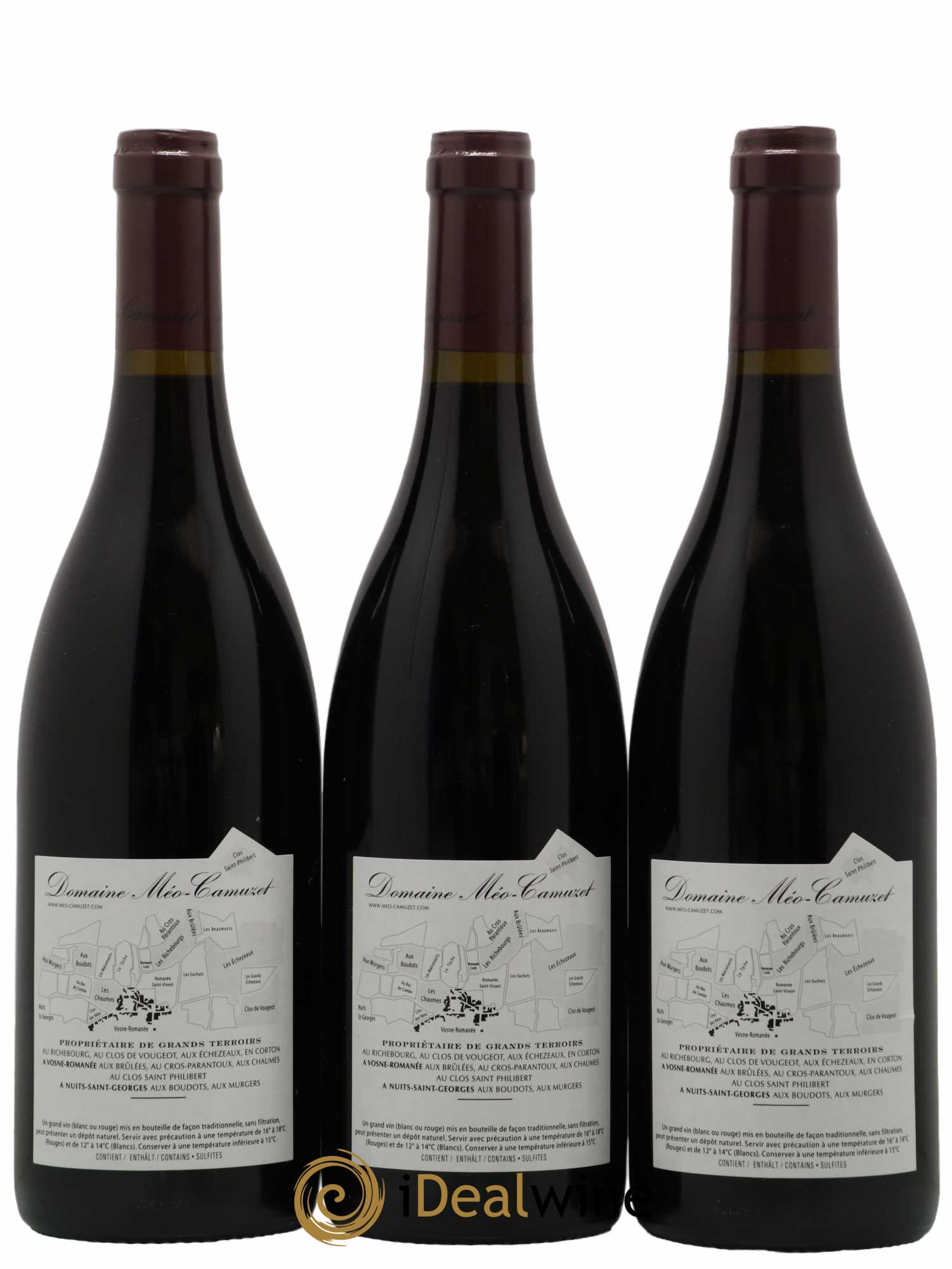 Vosne-Romanée Méo-Camuzet (Domaine) 2015 - Lot de 3 bouteilles - 1
