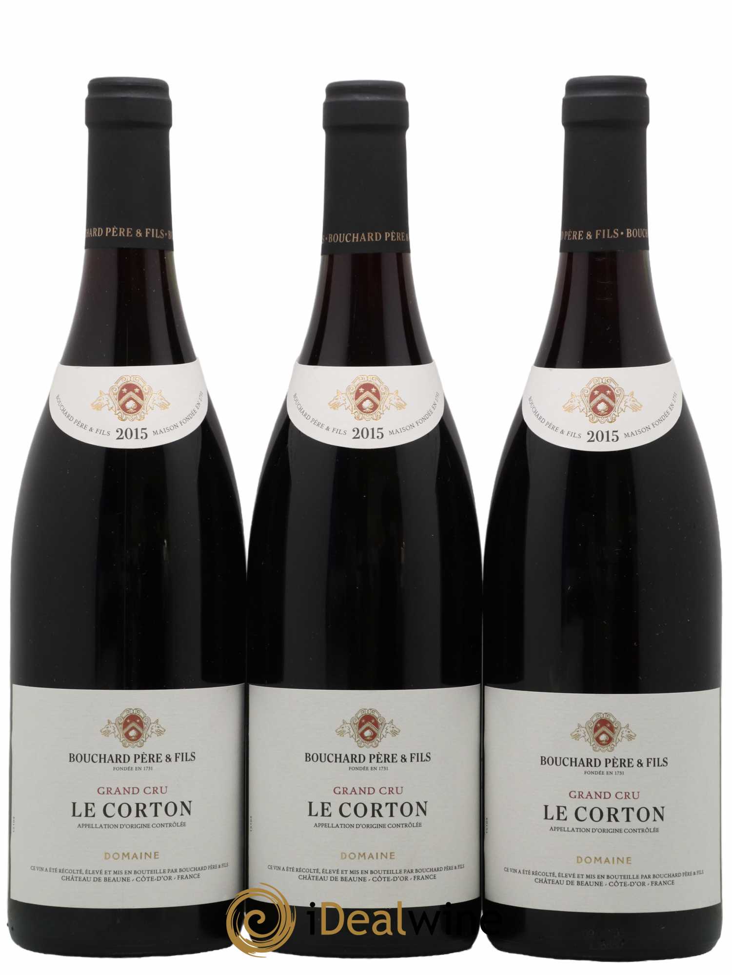 Corton Grand Cru Le Corton Bouchard Père & Fils 2015 - Lot de 3 bouteilles - 0