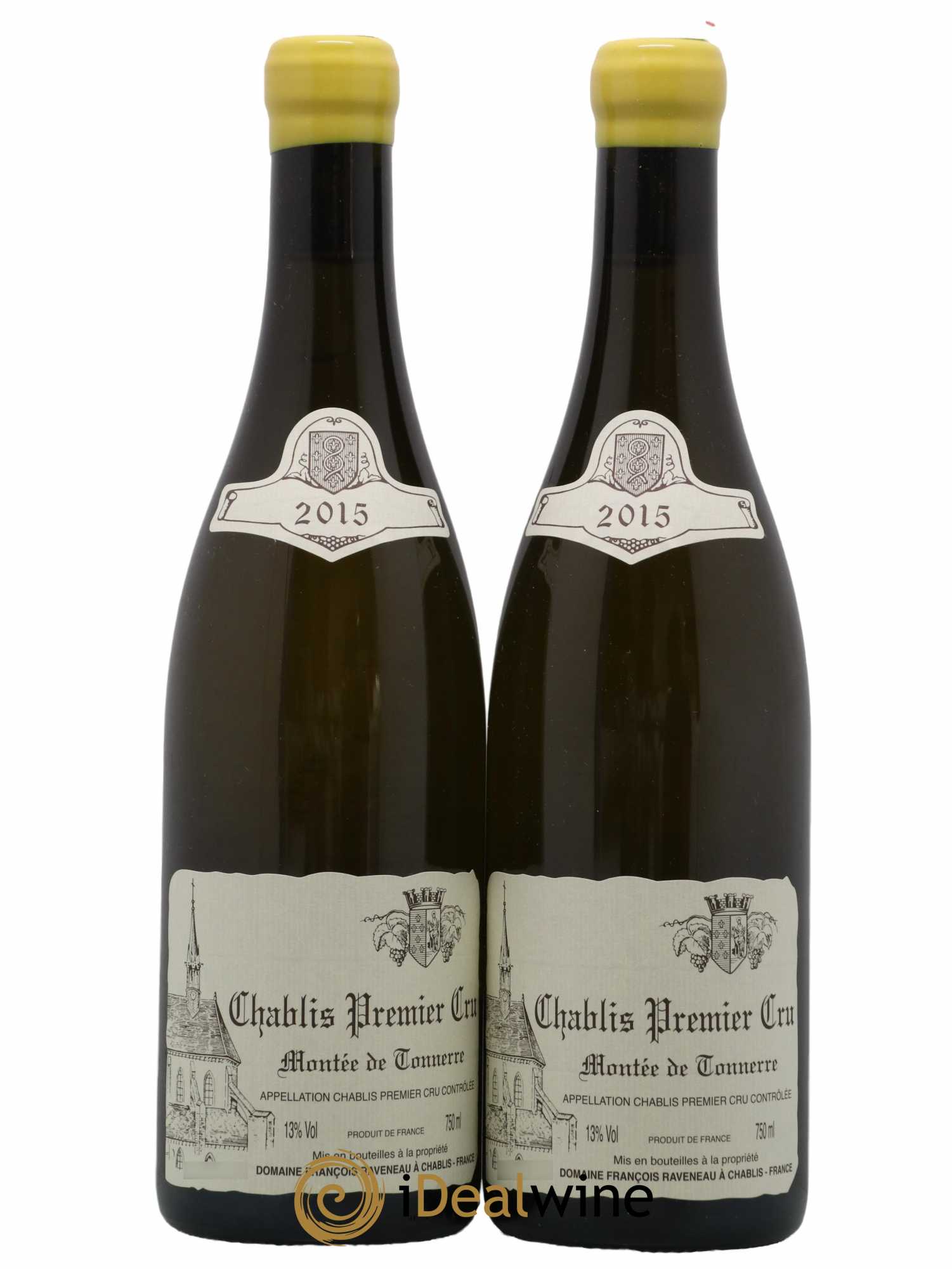 Chablis 1er Cru Montée de Tonnerre Raveneau (Domaine) 2015 - Lot de 2 bouteilles - 0