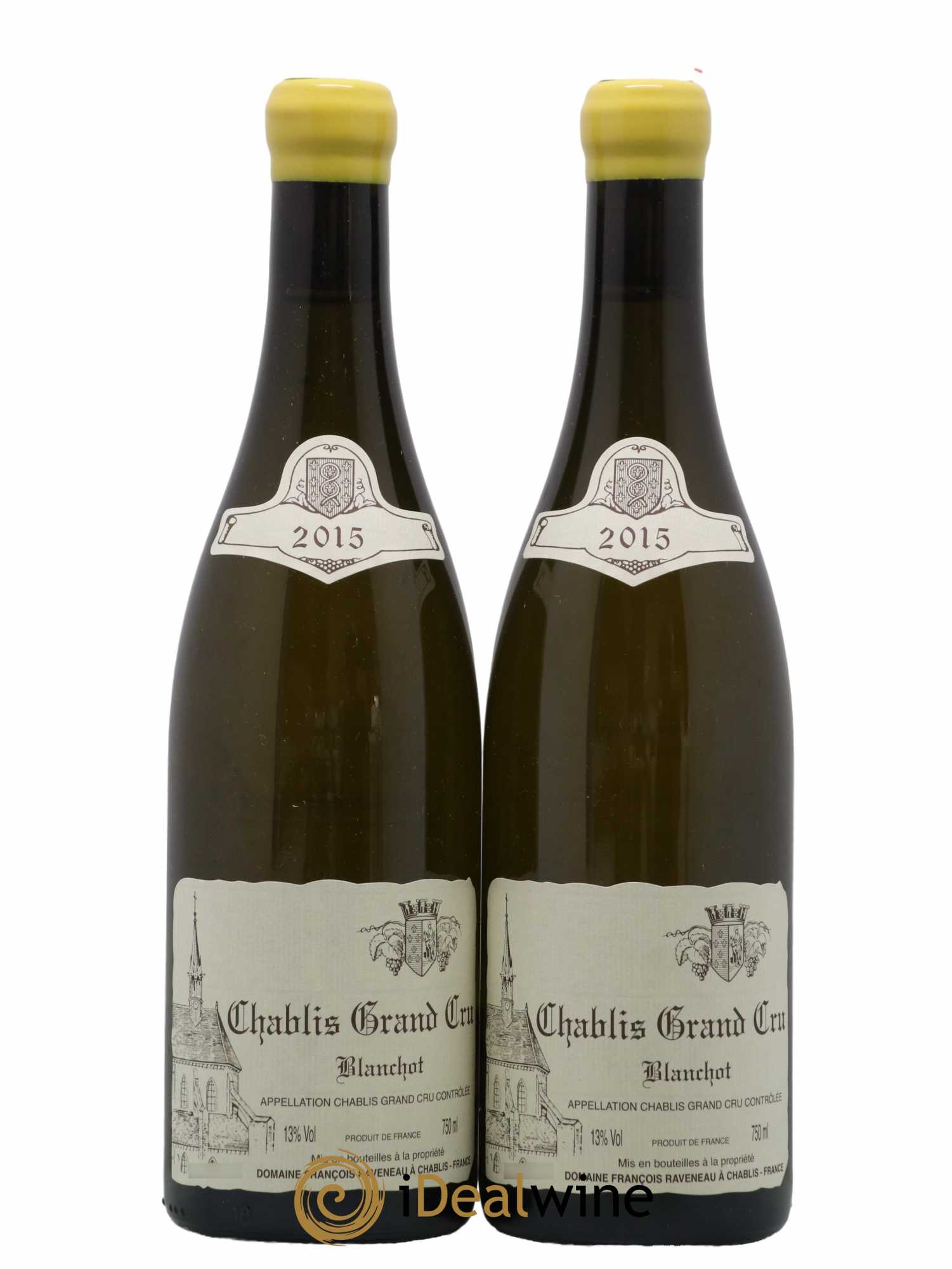 Chablis Grand Cru Blanchot Raveneau (Domaine) 2015 - Lot de 2 bouteilles - 0