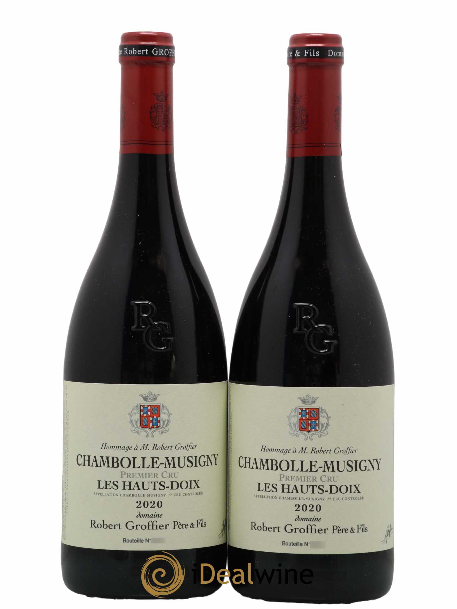 Chambolle-Musigny 1er Cru Les Hauts Doix Robert Groffier Père & Fils (Domaine) 2020 - Lotto di 2 bottiglie - 0
