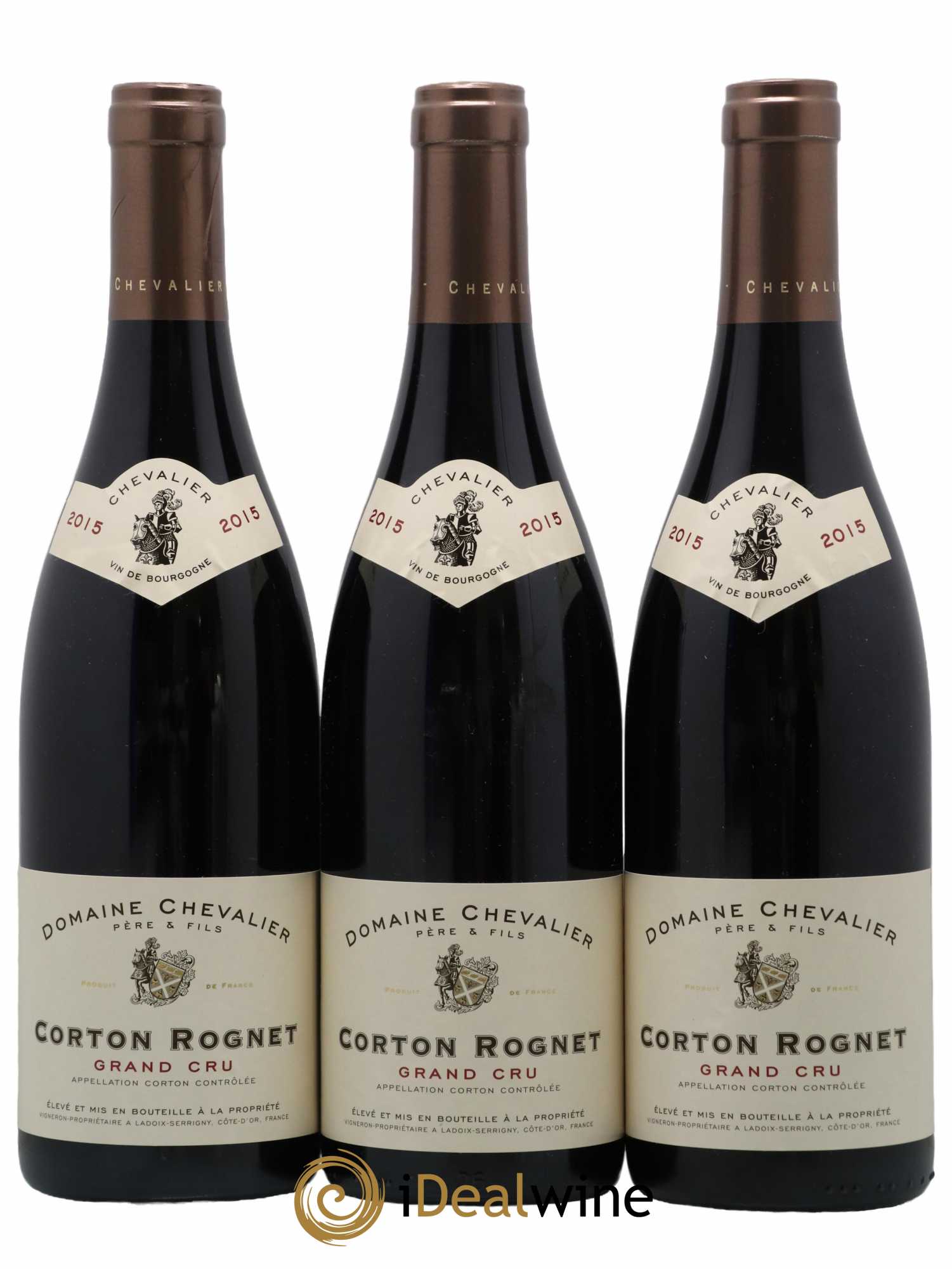 Corton Grand Cru Le Rognet Domaine Chevalier 2015 - Lot de 3 bouteilles - 0