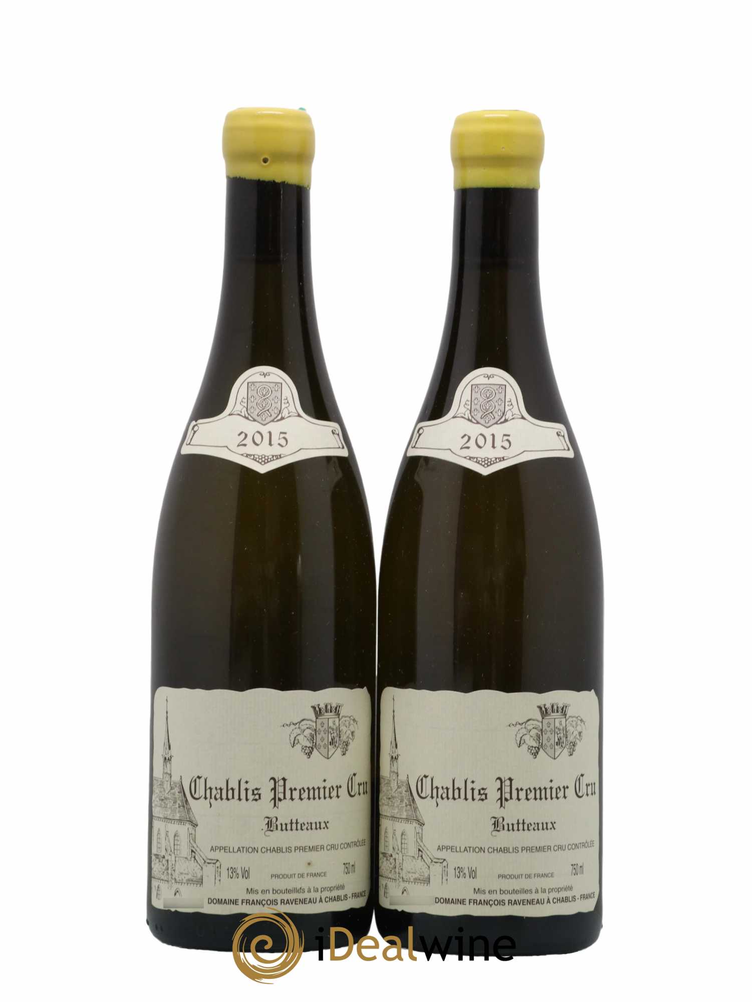 Chablis 1er Cru Butteaux Raveneau (Domaine) 2015 - Lot de 2 bouteilles - 0