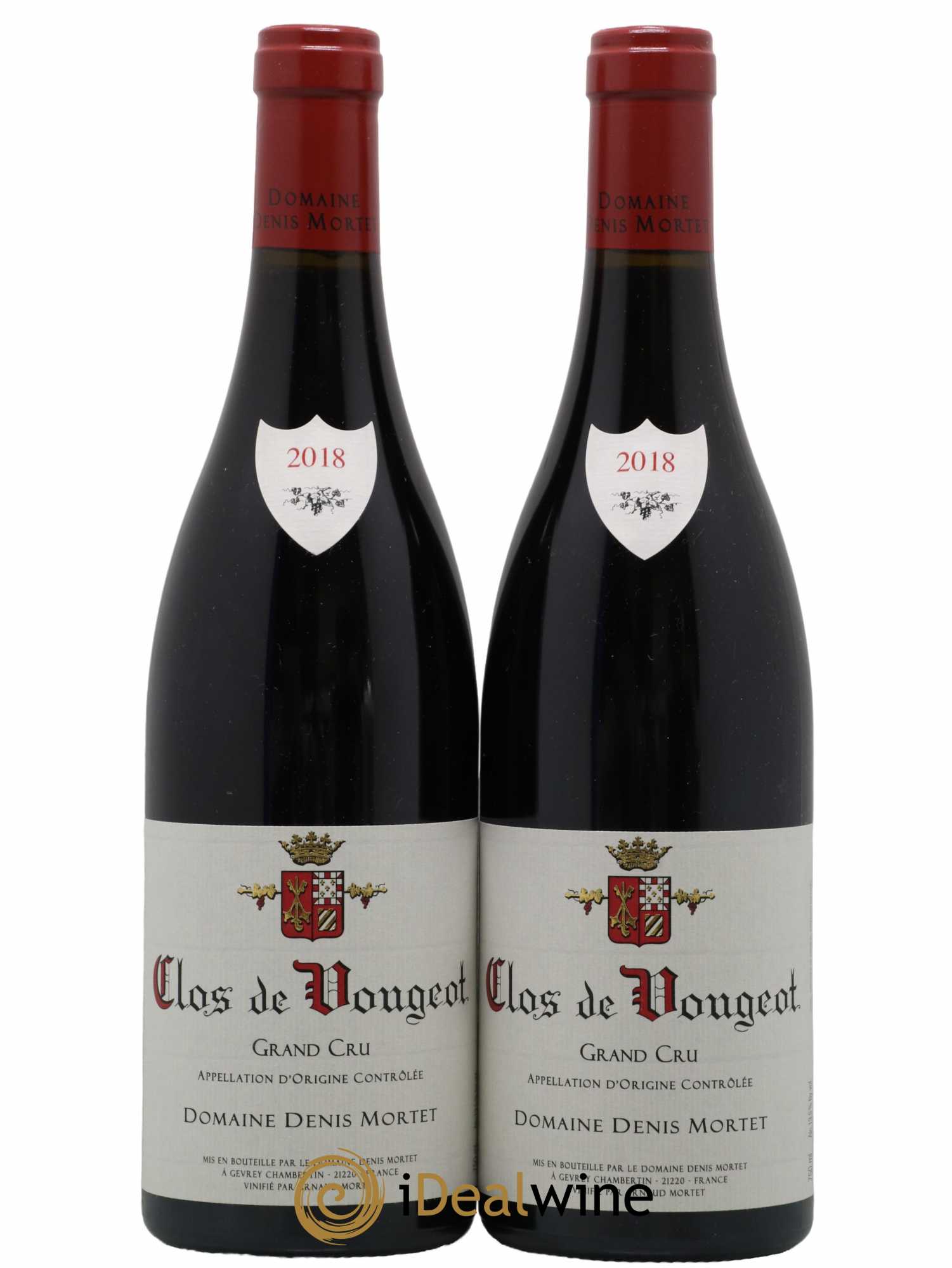 Clos de Vougeot Grand Cru Denis Mortet (Domaine) 2018 - Lot de 2 bouteilles - 0